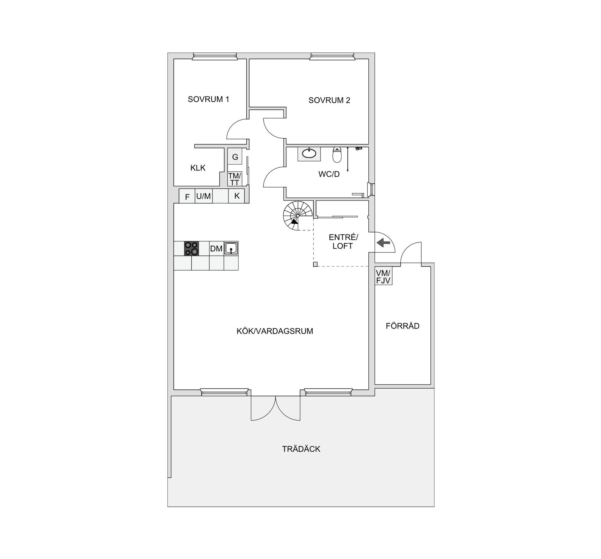 Villa, Axel Ångbagares gata 2K, Lagavallen, Ljungby