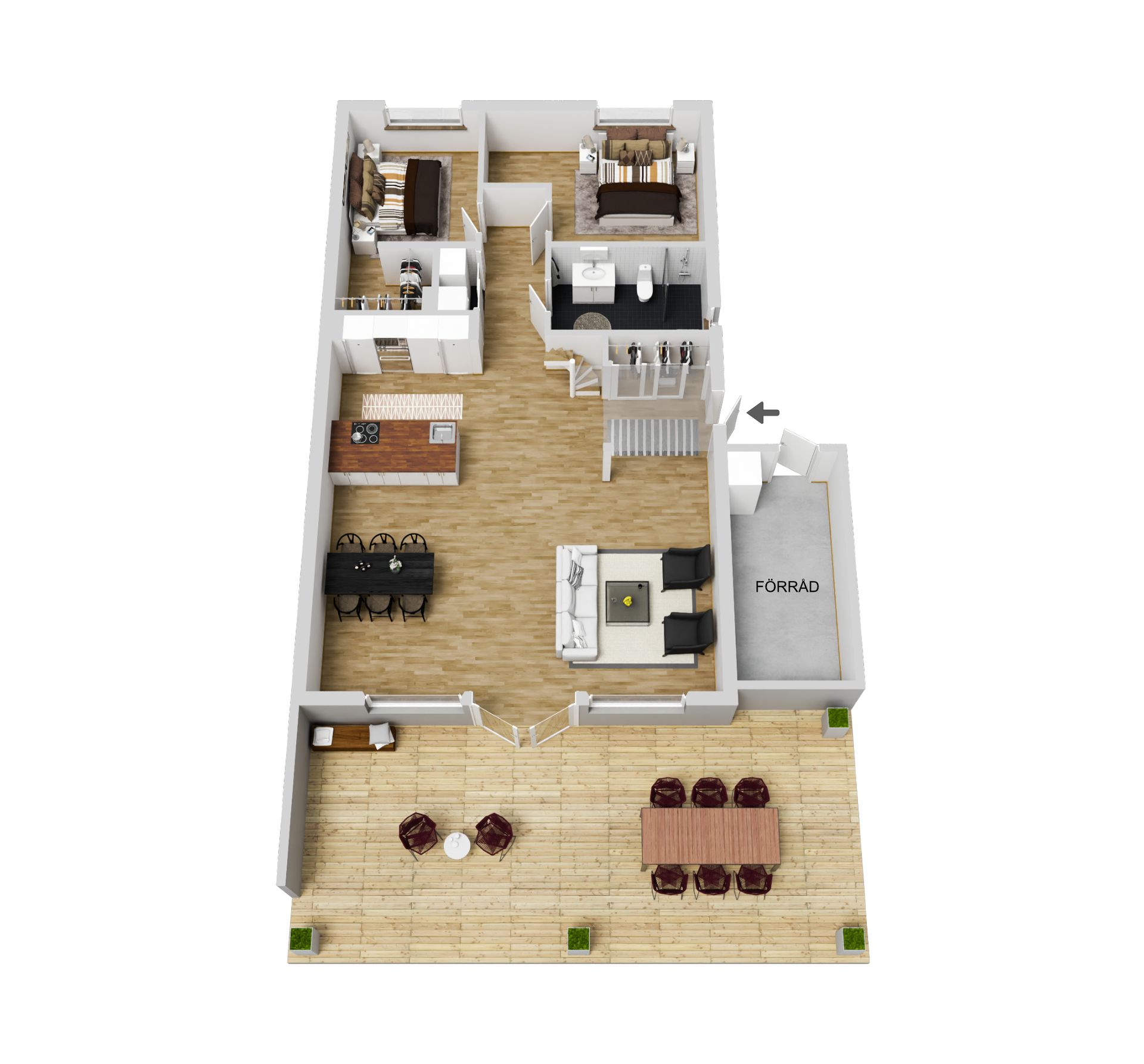 Villa, Axel Ångbagares gata 2K, Lagavallen, Ljungby