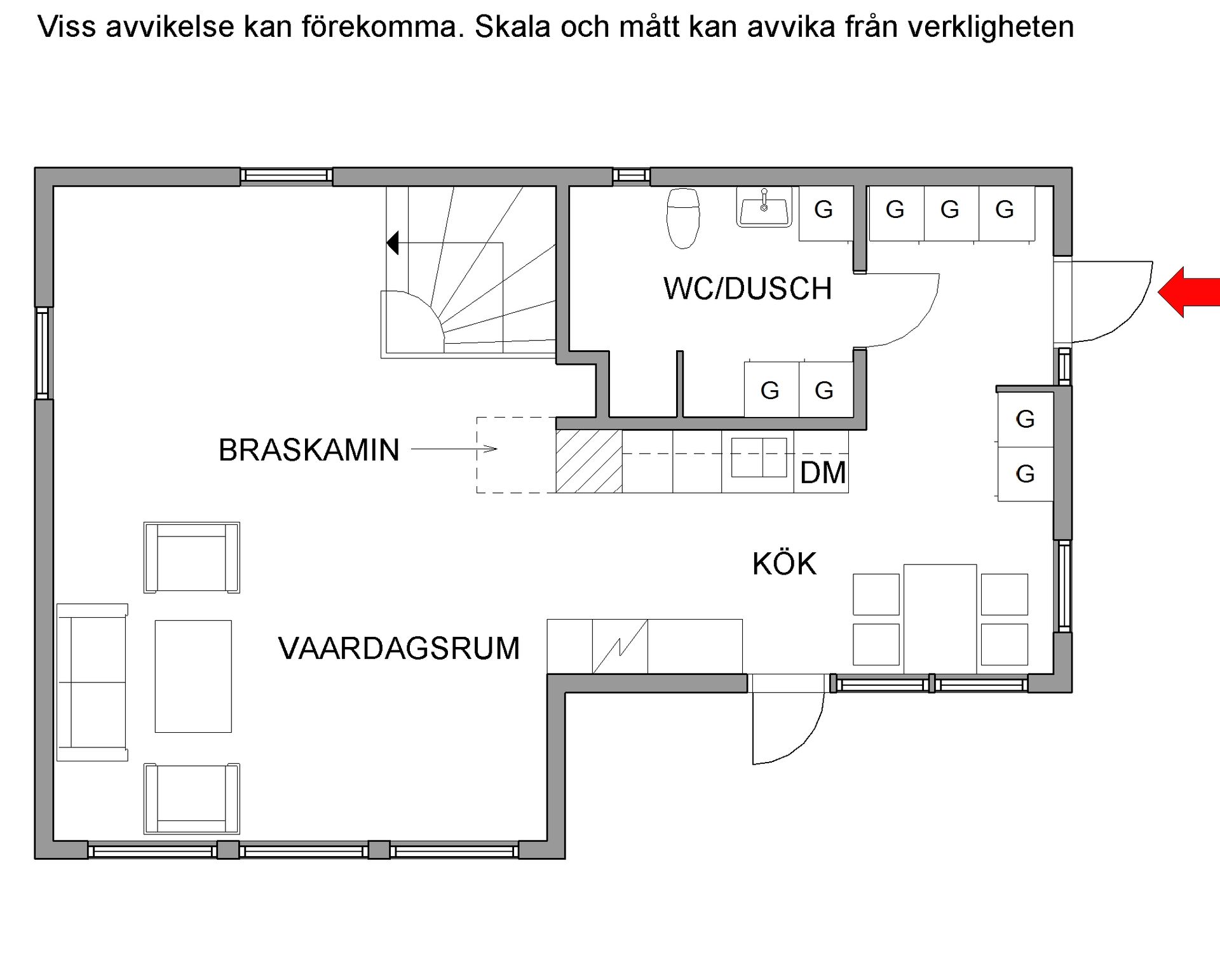 Villa, Lillträsk 121, Vindelånäset, Vindeln