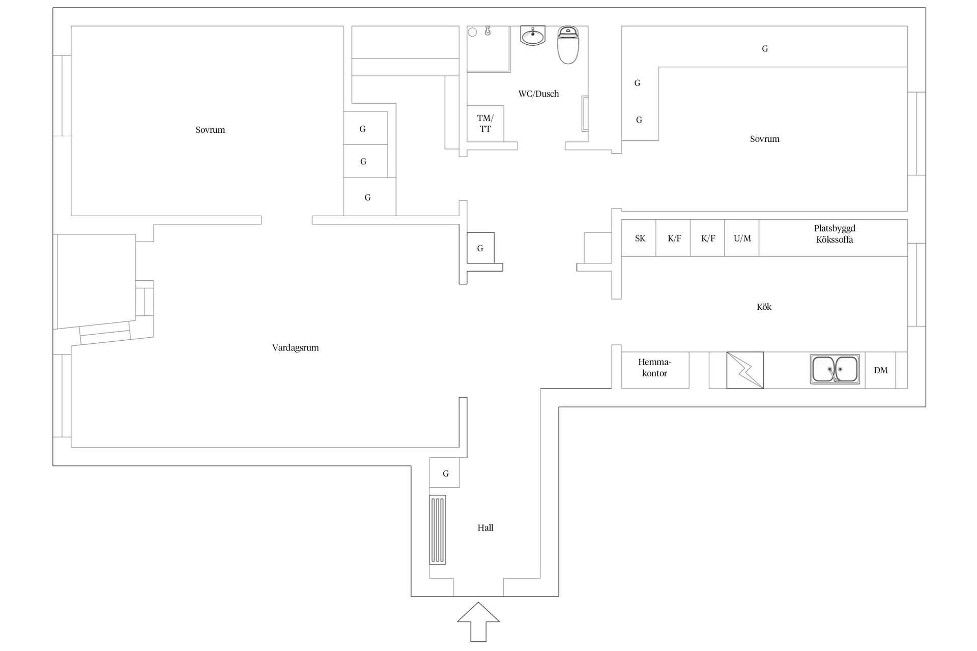 Bostadsrätt, Eskadervägen 12, 2 tr, Näsbypark, Täby