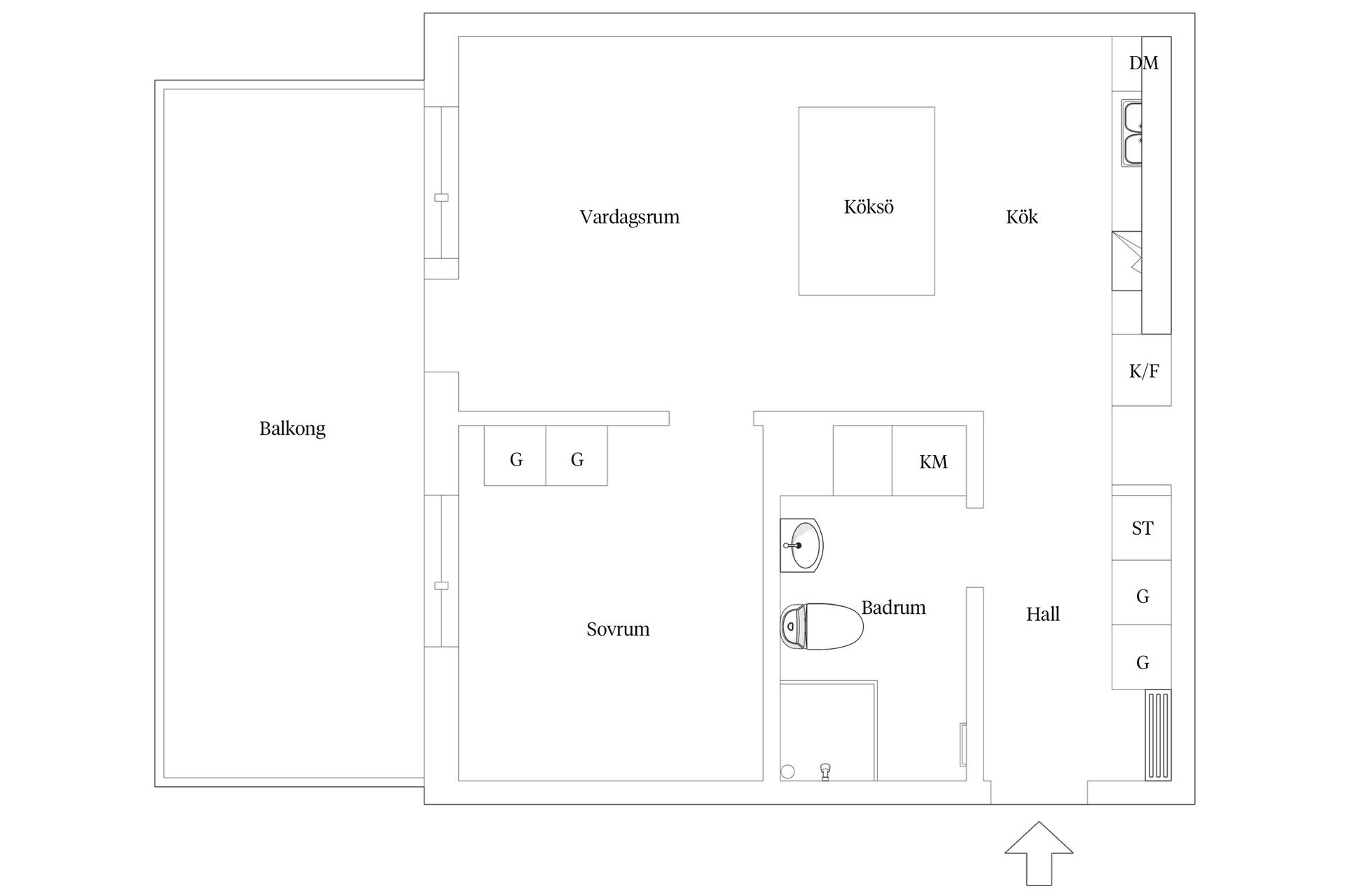 Bostadsrätt, Backadalsstigen 2 A, Bergsäter, Borås