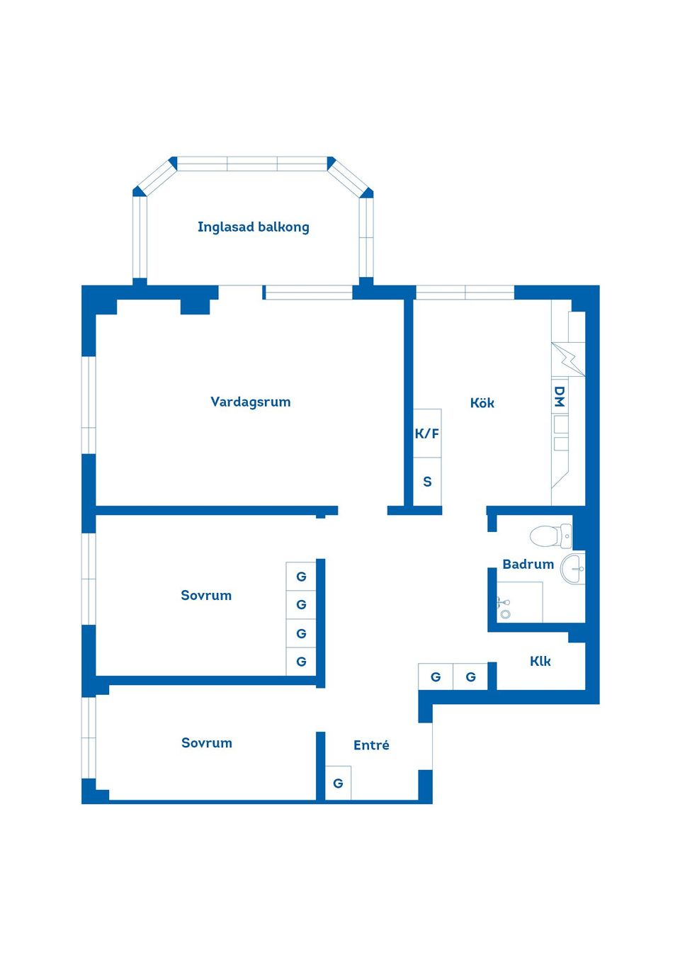 Bostadsrätt, Kålhagsgatan 4B, Söder, Gävle