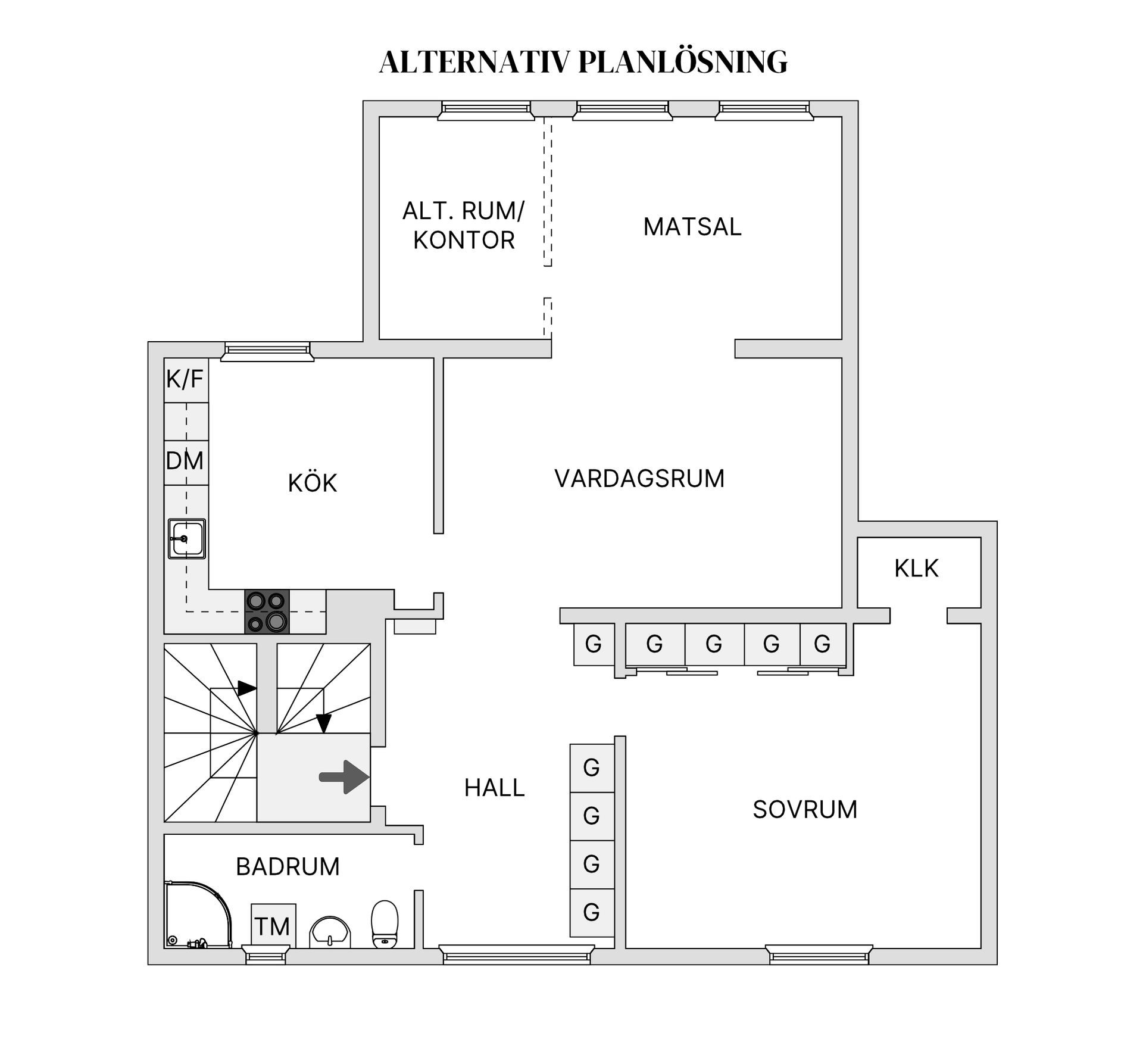 Bostadsrätt, Sturegatan 56B, Villastaden, Borås