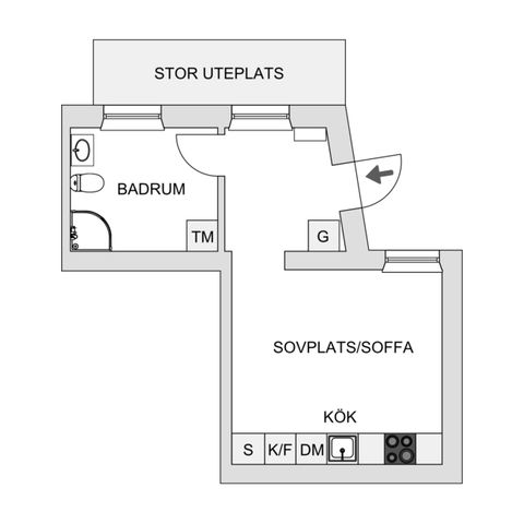 Bostadsrätt, Bymarksgatan 8, Bymarken, Jönköping