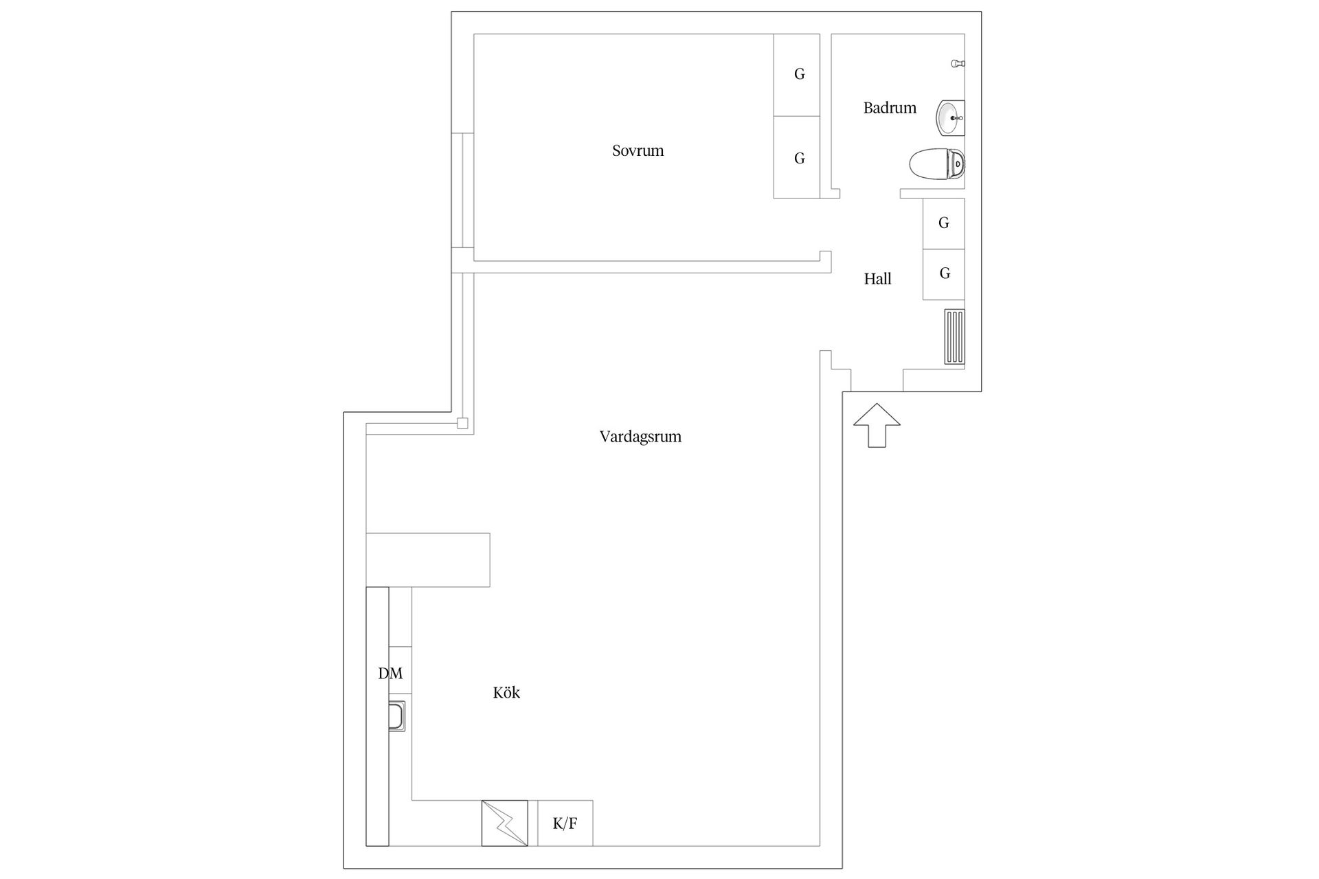 Bostadsrätt, Fjärde Långgatan 45, Linné, Göteborg