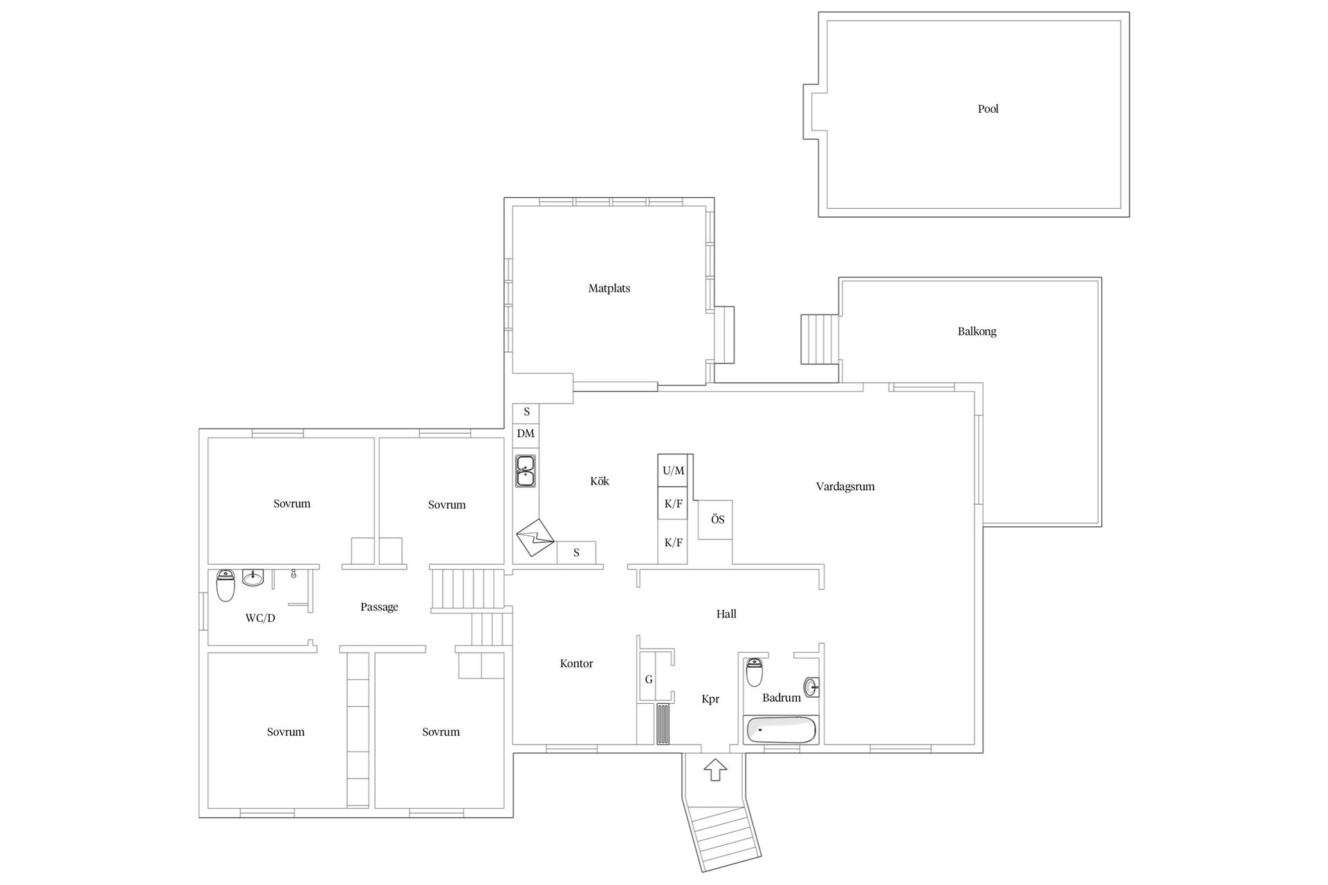 Villa, Fågelvägen 6, Nora, Danderyd