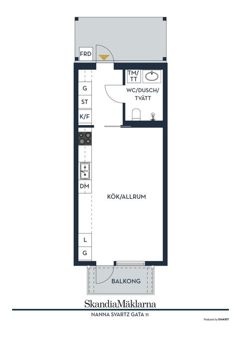 Bostadsrätt, Nanna Svartz gata 11, Vallastaden, Linköping