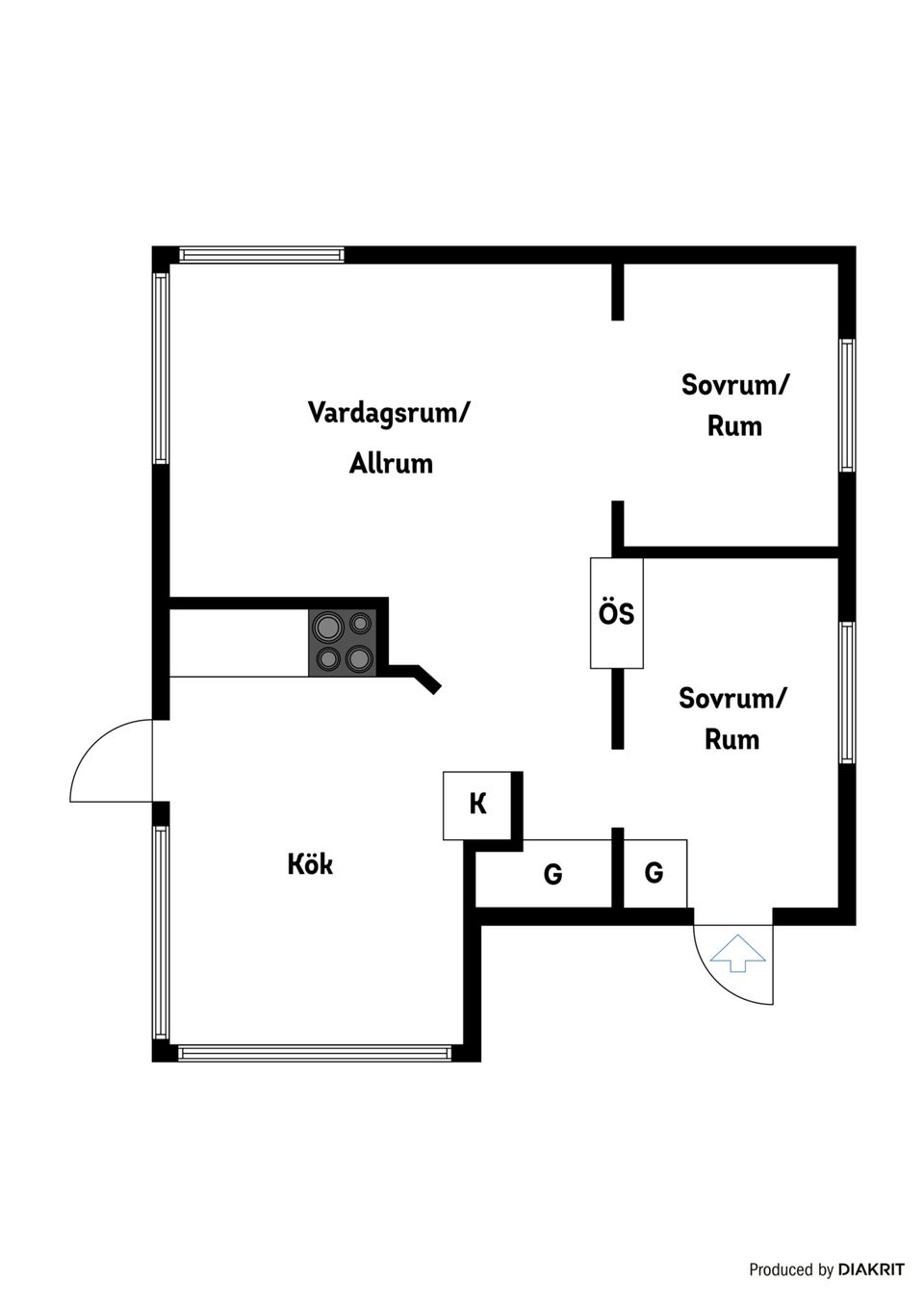 Fritidshus, Aspa DUVHOLMEN 28, Duvholmen, Oxelösund