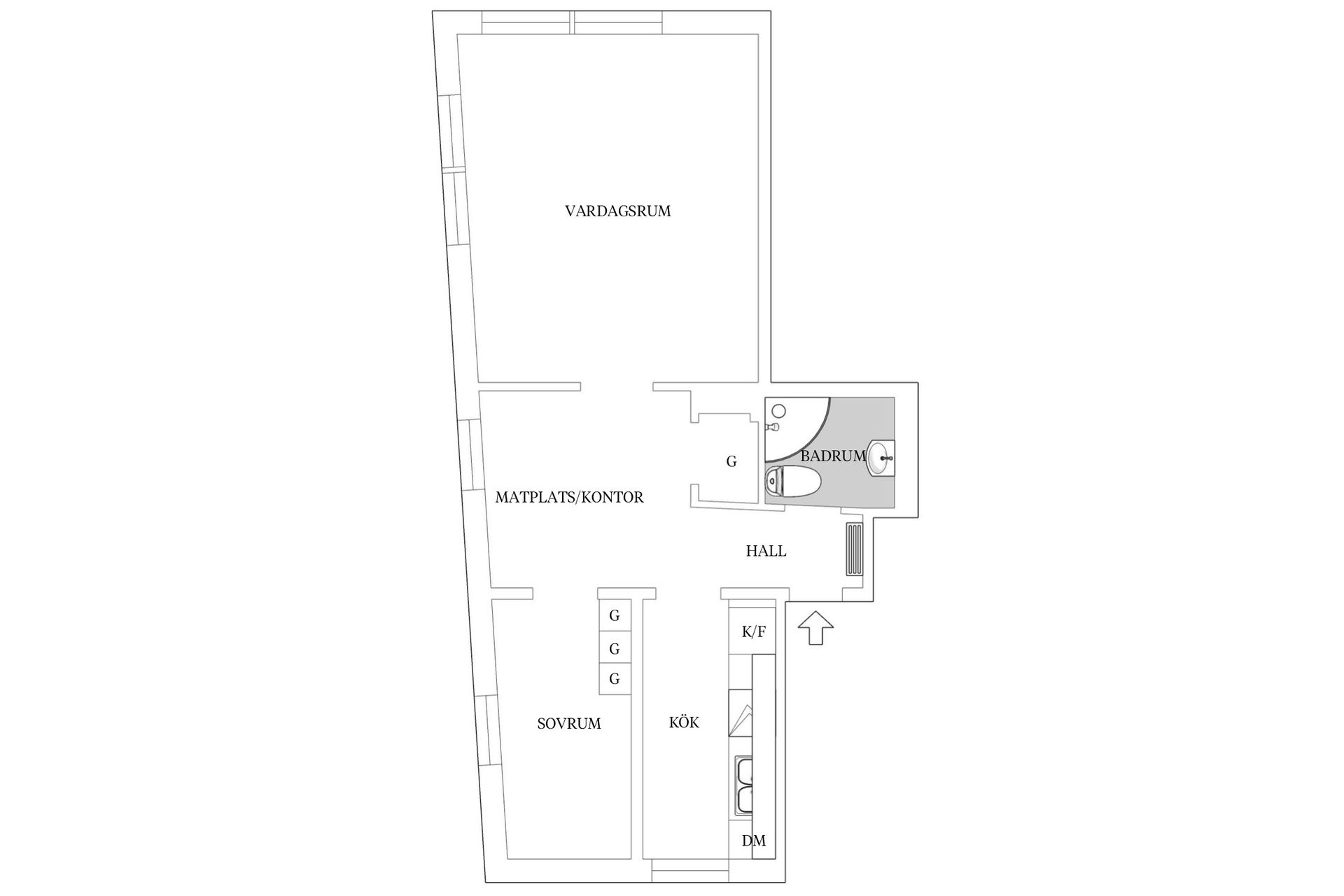 Bostadsrätt, Södra Viktoriagatan 46C, Vasastaden, Göteborg