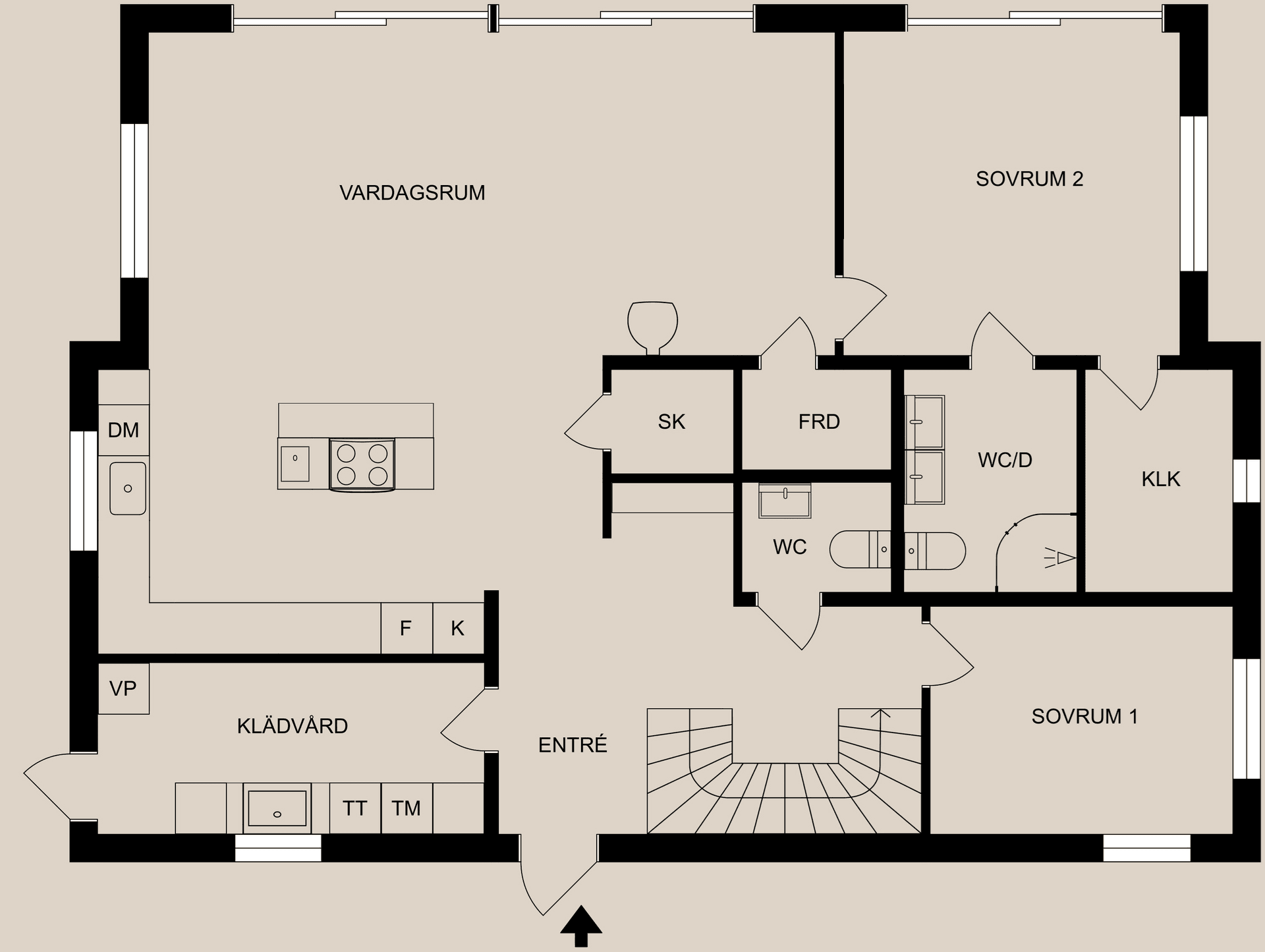 Villa, Von Berchners väg 17, Stavjsö, Nyköping