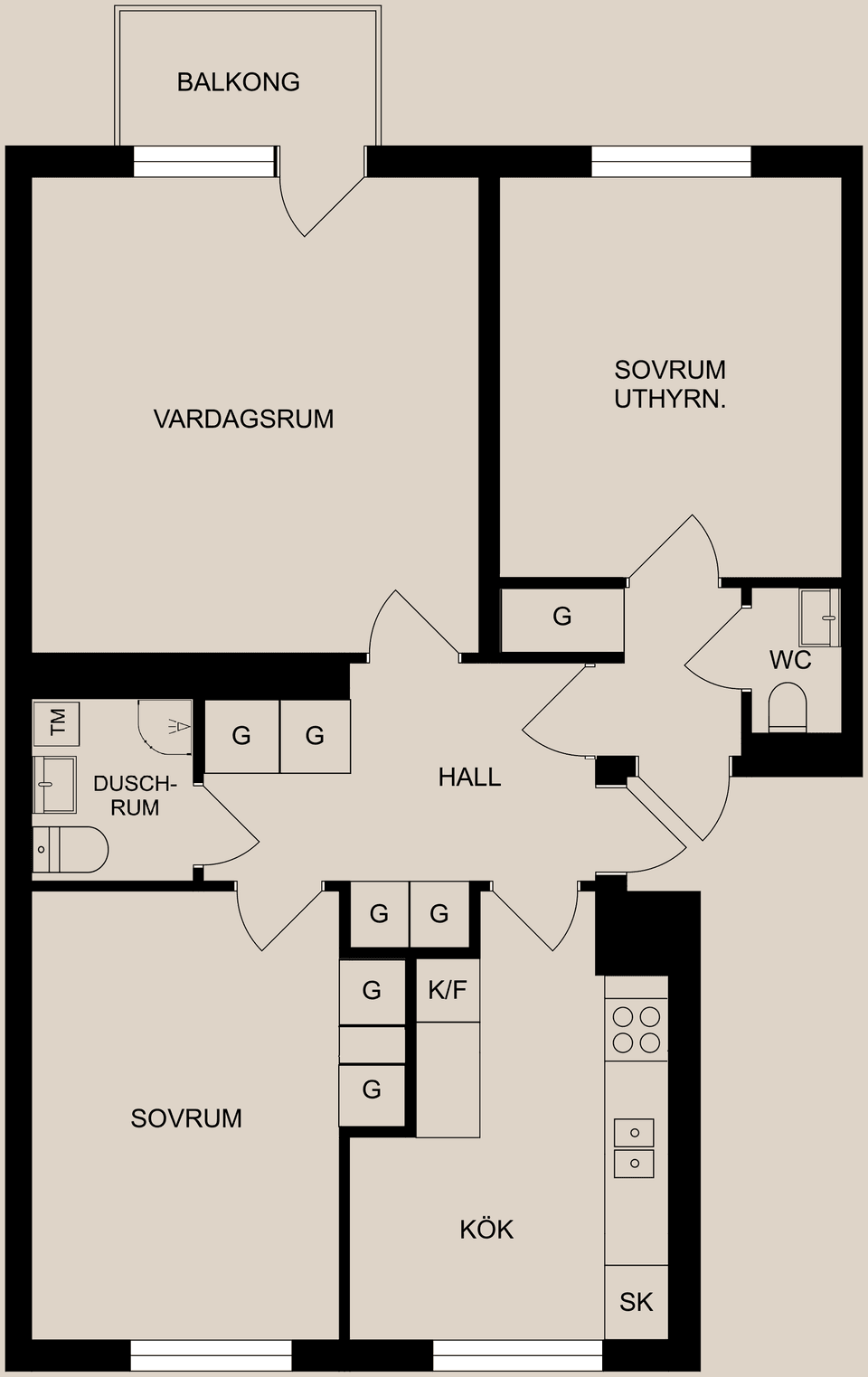 Bostadsrätt, Skönbergagatan 10A, Söderköping