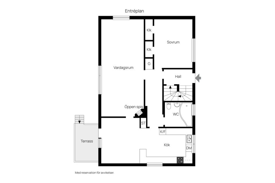 Villa, Georgsgatan 1C, Väster/Rotorp, Halmstad