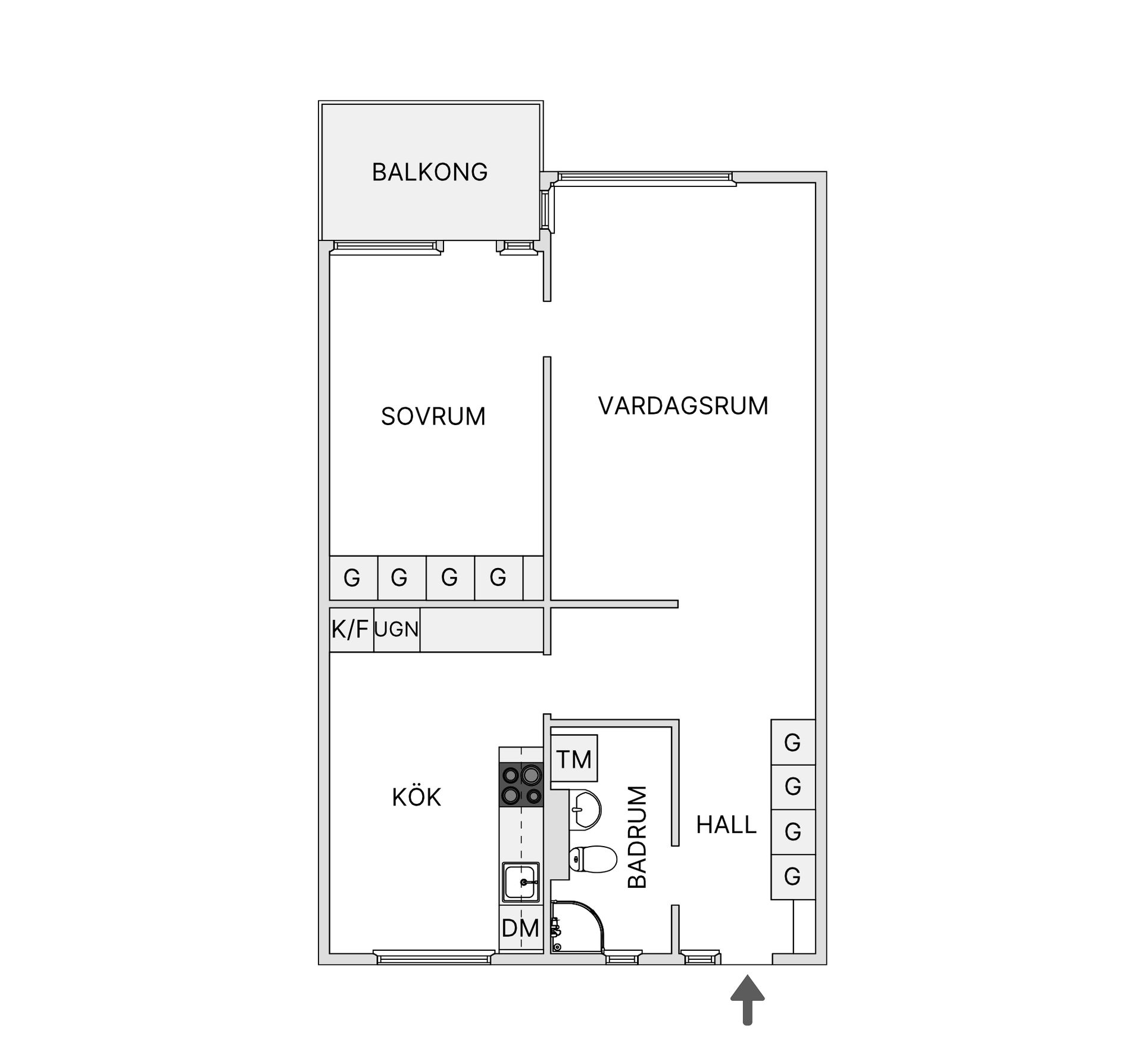 Bostadsrätt, Blåsutgatan 3, Majorna, Göteborg