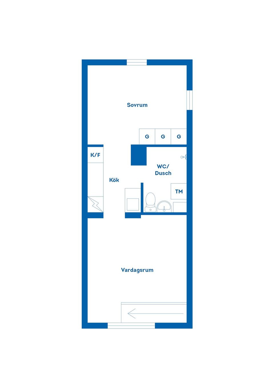 Bostadsrätt, Trotzgatan 74A, Östanfors, Falun