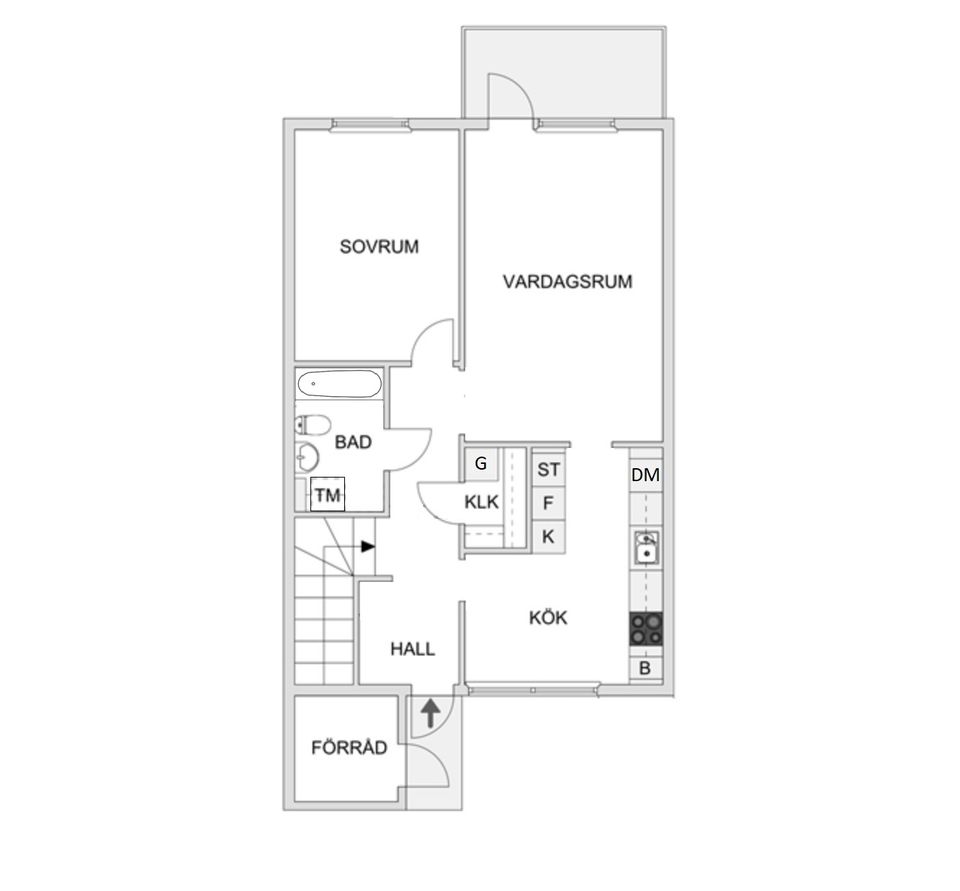 Bostadsrätt, Bladgatan 134, Anderstorp, Skellefteå