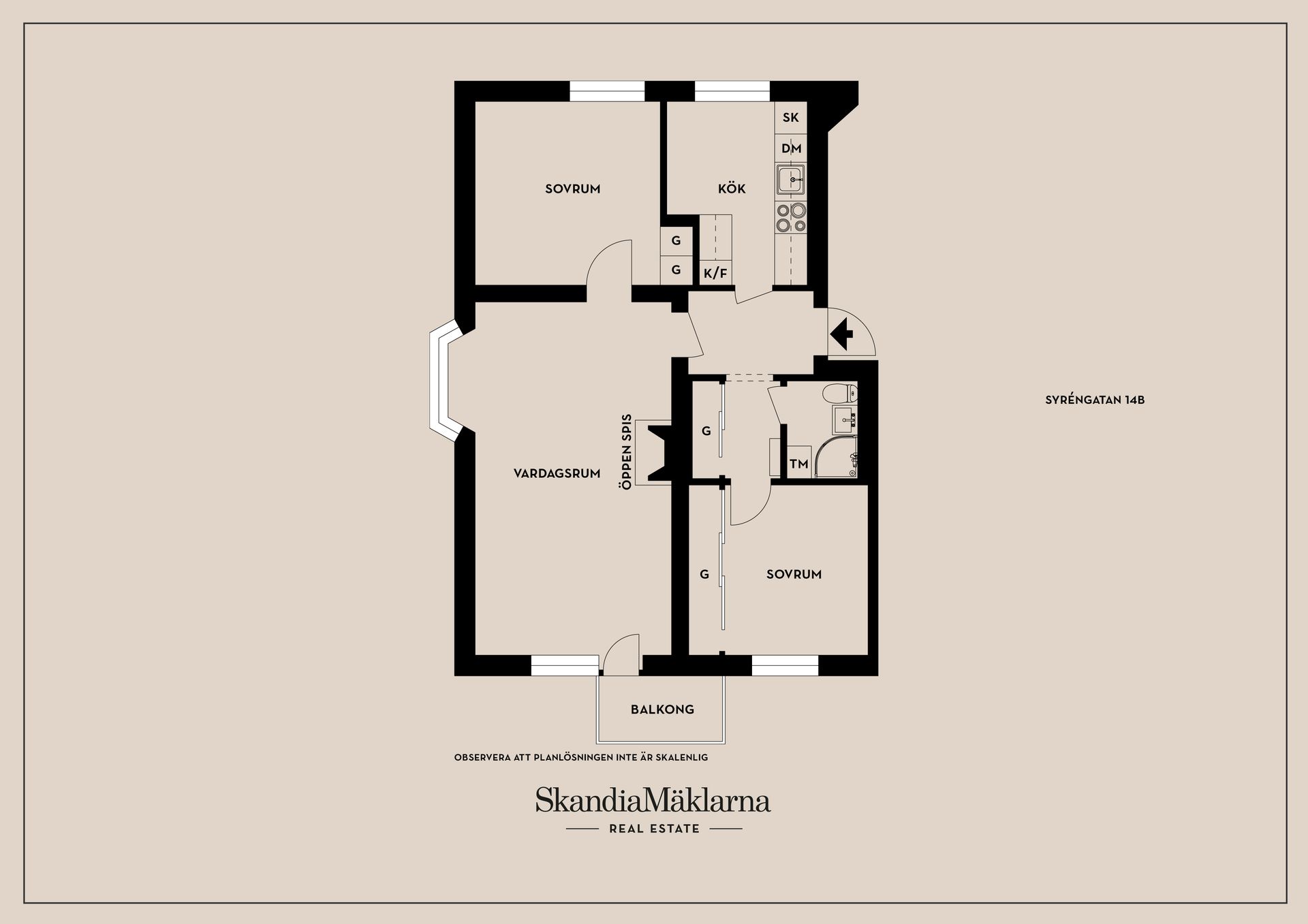 Bostadsrätt, Syréngatan 14B, Valla/Gottfridsberg, Linköping