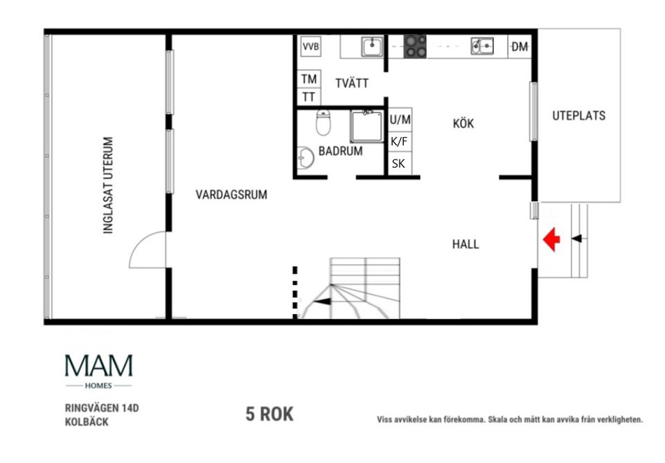 Radhus, Ringvägen 14D, Hallstahammar