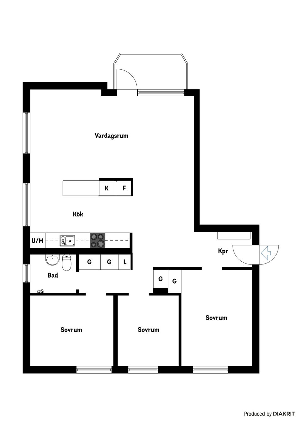 Bostadsrätt, Linnévägen 10A, Oppeby, Nyköping