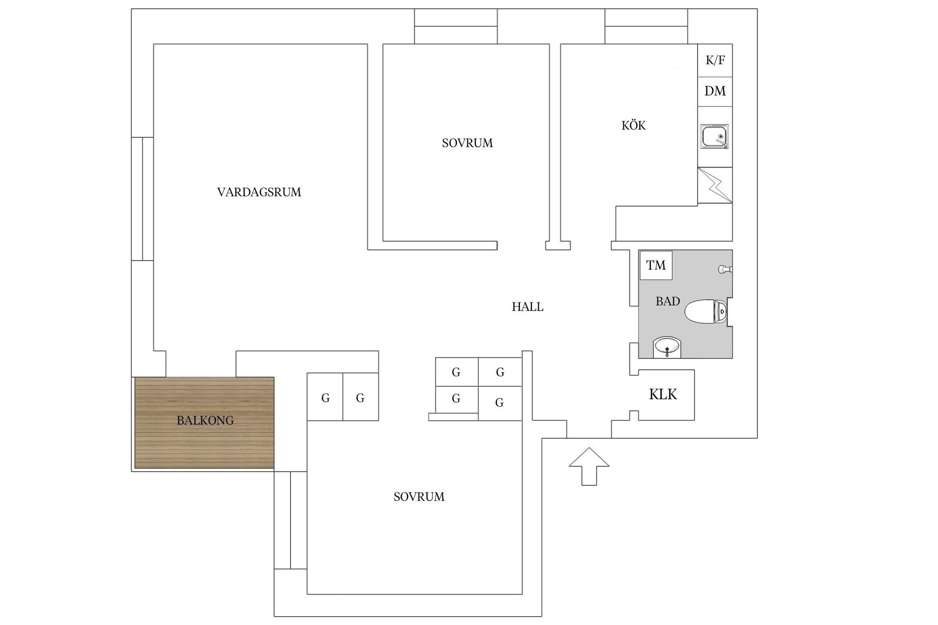 Bostadsrätt, Simrishamnsvägen 21, 3tr, Björkhagen, Stockholm