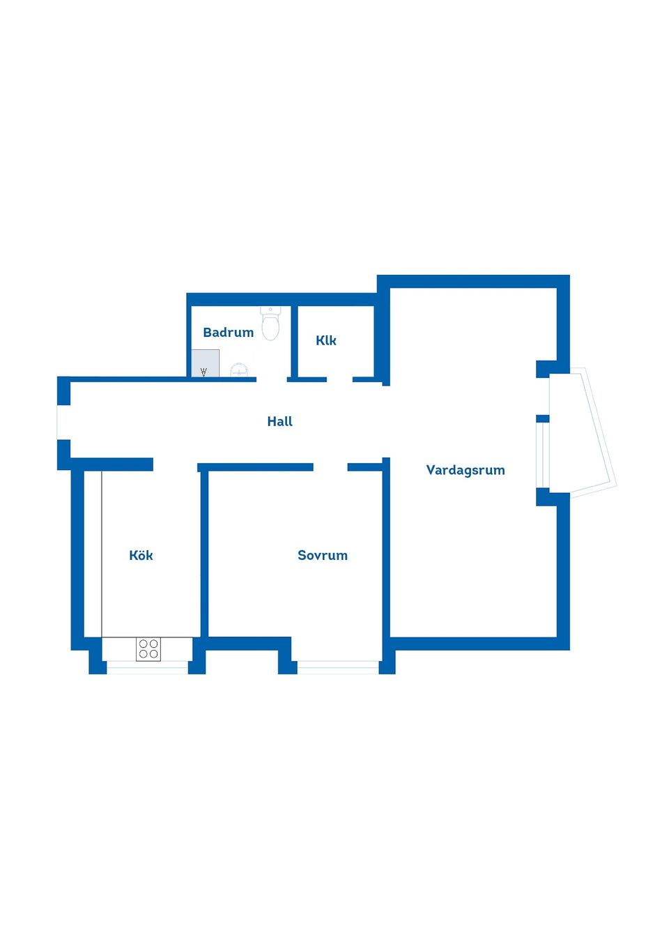 Bostadsrätt, Vallonvägen 5 A, Österbybruk, Östhammar