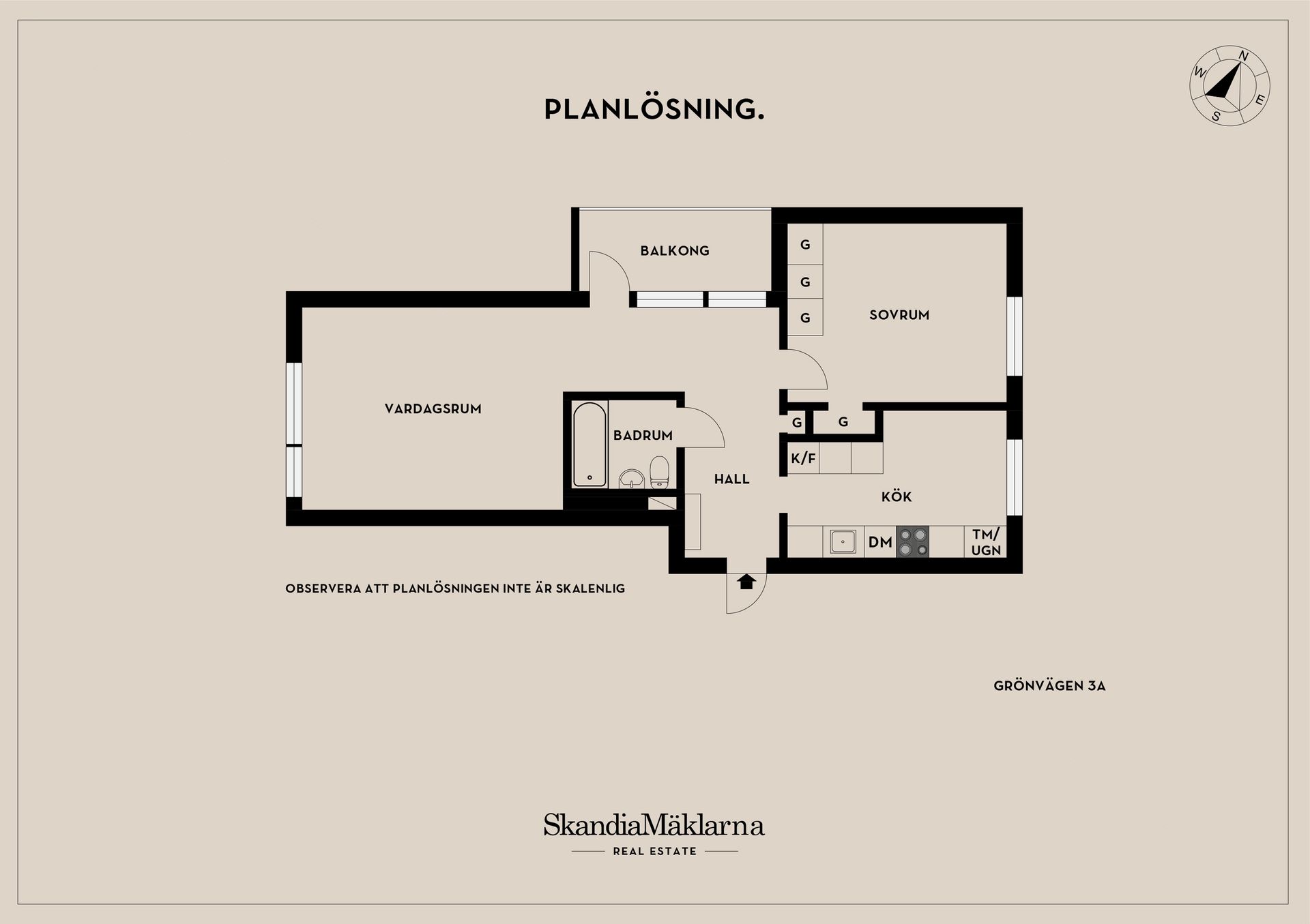 Bostadsrätt, Grönvägen 3A, Burlöv