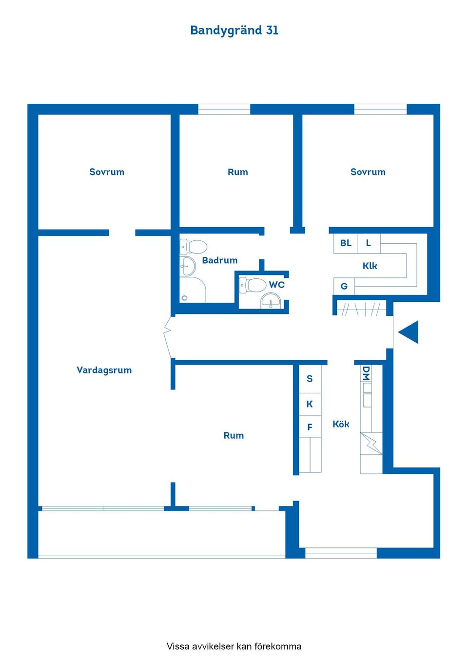 Bostadsrätt, Ektorpsgatan 144, Kaffebacken, Norrköping