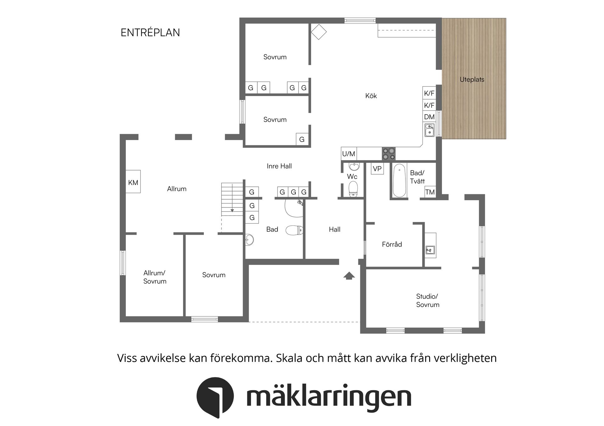 Villa, Klockarvägen 21, Ekerö Sundby, Ekerö