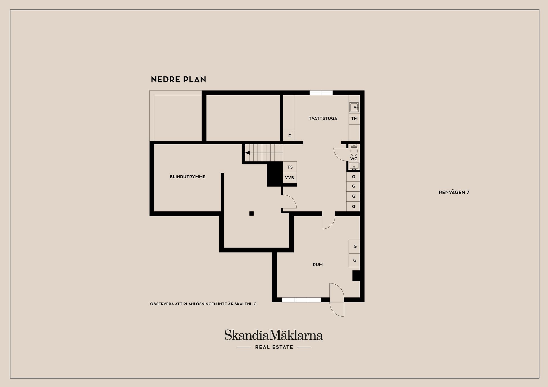 Villa, Renvägen 7, Stuvsta Centrum, Huddinge