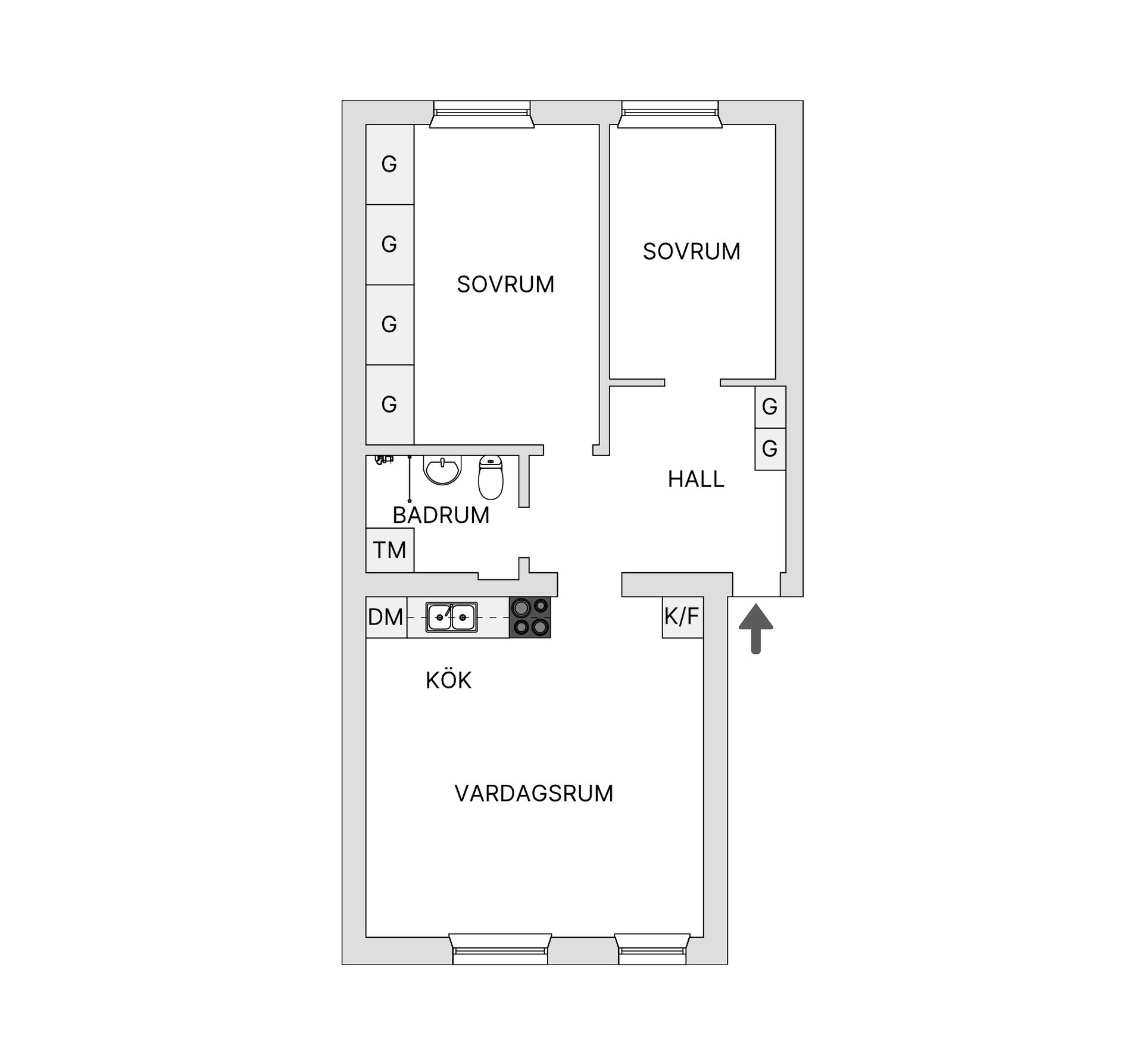 Bostadsrätt, Ölandsgatan 49C, Södermalm - Skanstull, Stockholm