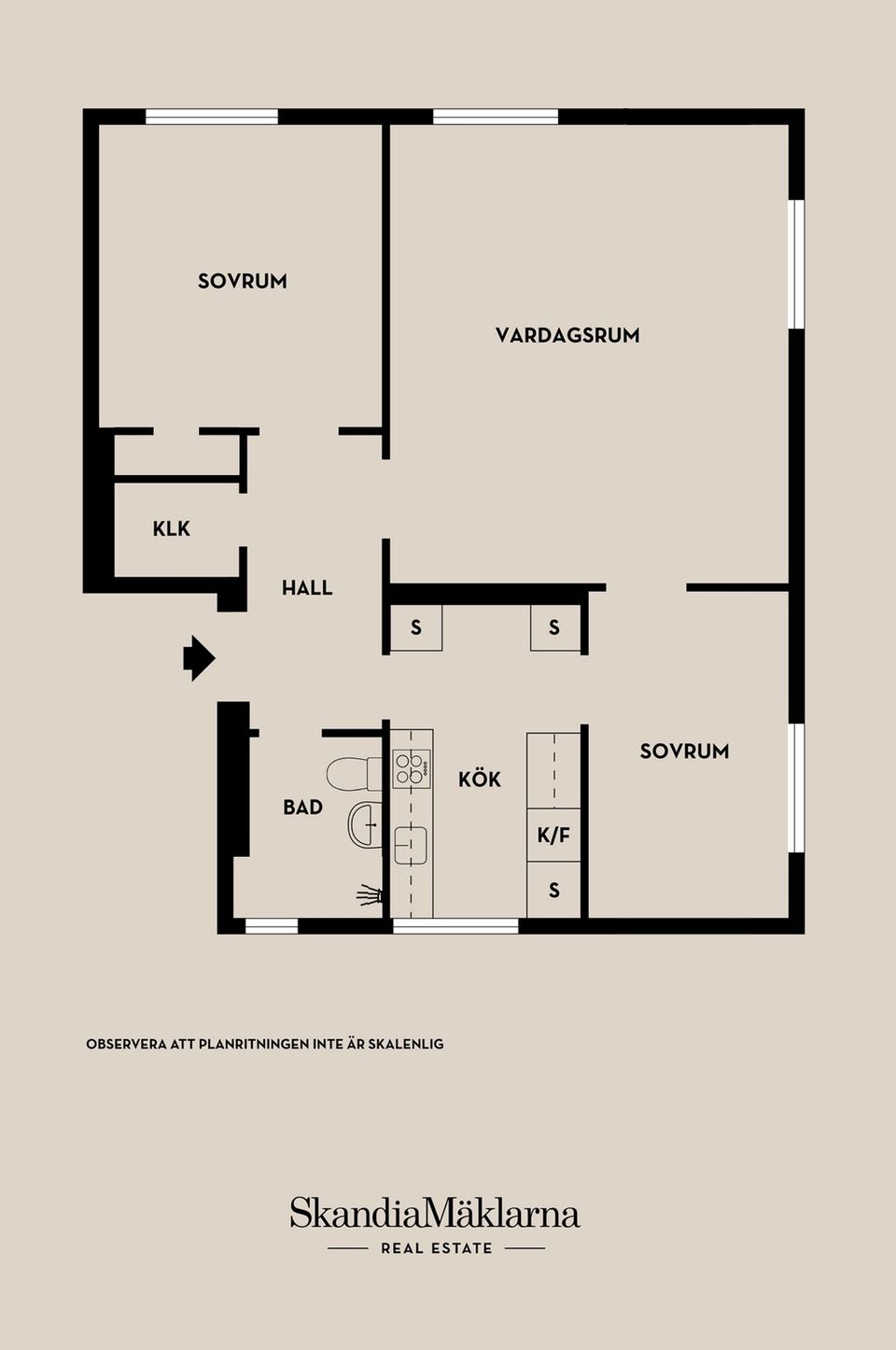 Bostadsrätt, Humblegatan 33B, Vån 2/2, Centrala Sundbyberg, Sundbyberg