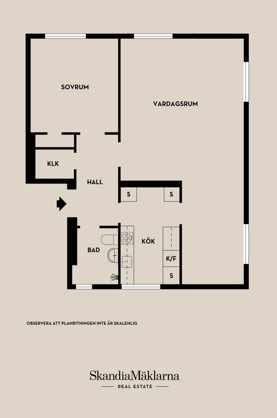 Bostadsrätt, Humblegatan 33B, Vån 2/2, Centrala Sundbyberg, Sundbyberg