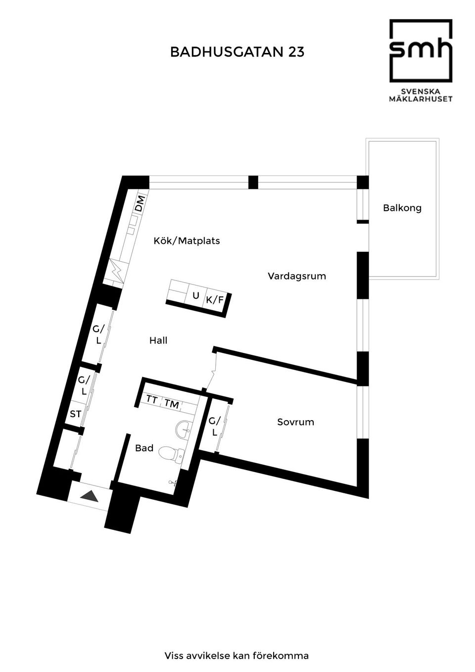 Bostadsrätt, Badhusgatan 23, Nyhamn, Landskrona