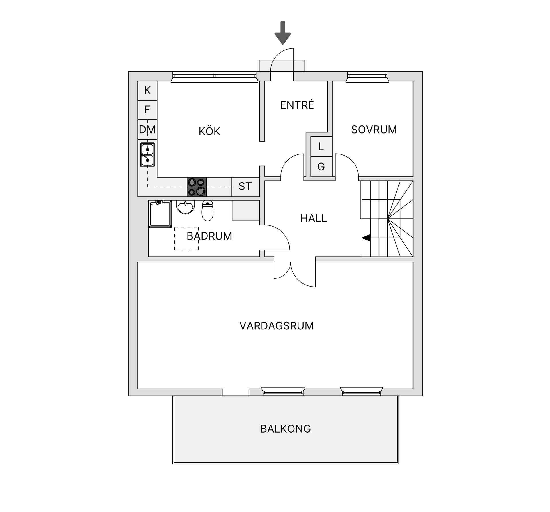 Radhus, Laxholmsbacken 16, Johannesdal - Vårberg, Stockholm