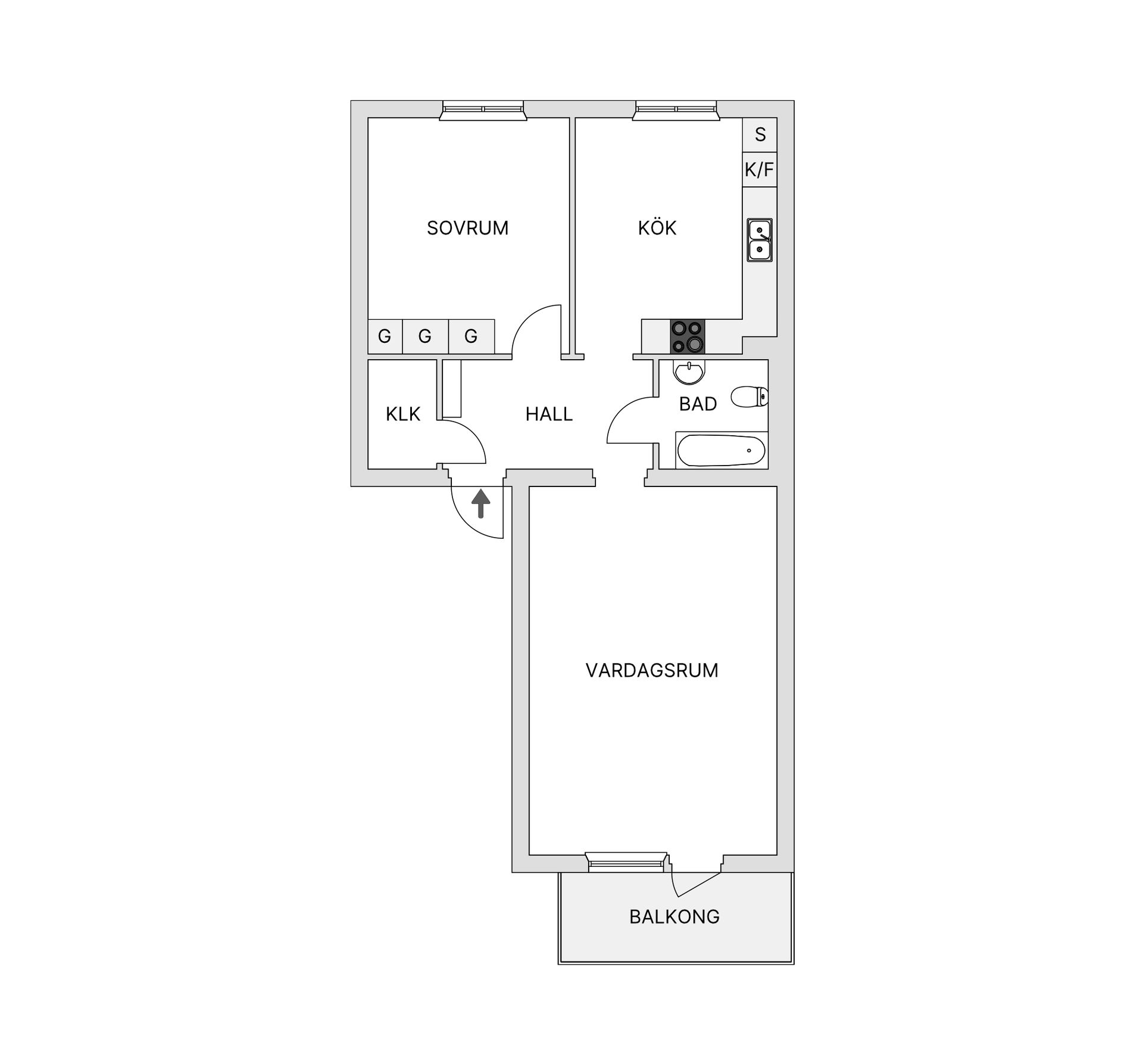 Bostadsrätt, Hagagatan 9A, Haga/Britsarvet, Falun