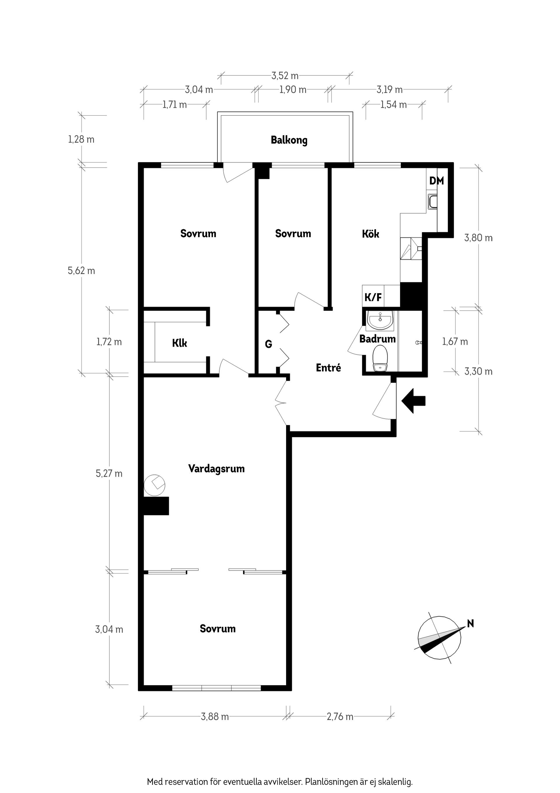 Bostadsrätt, Norra Gubberogatan 5, Olskroken, Göteborg