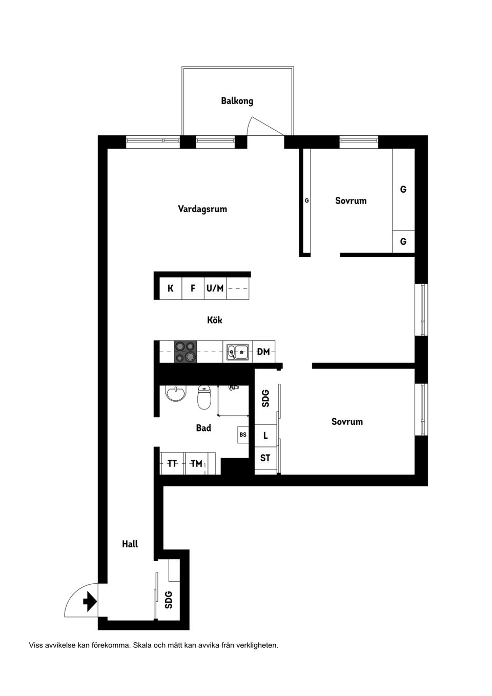 Bostadsrätt, Gjutarplan 2, Kallhäll, Järfälla