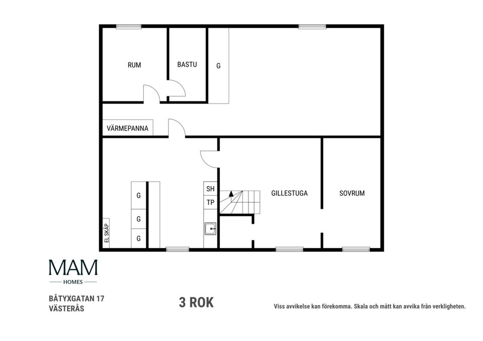 Villa, Båtyxgatan 17, Bjurhovda, Västerås