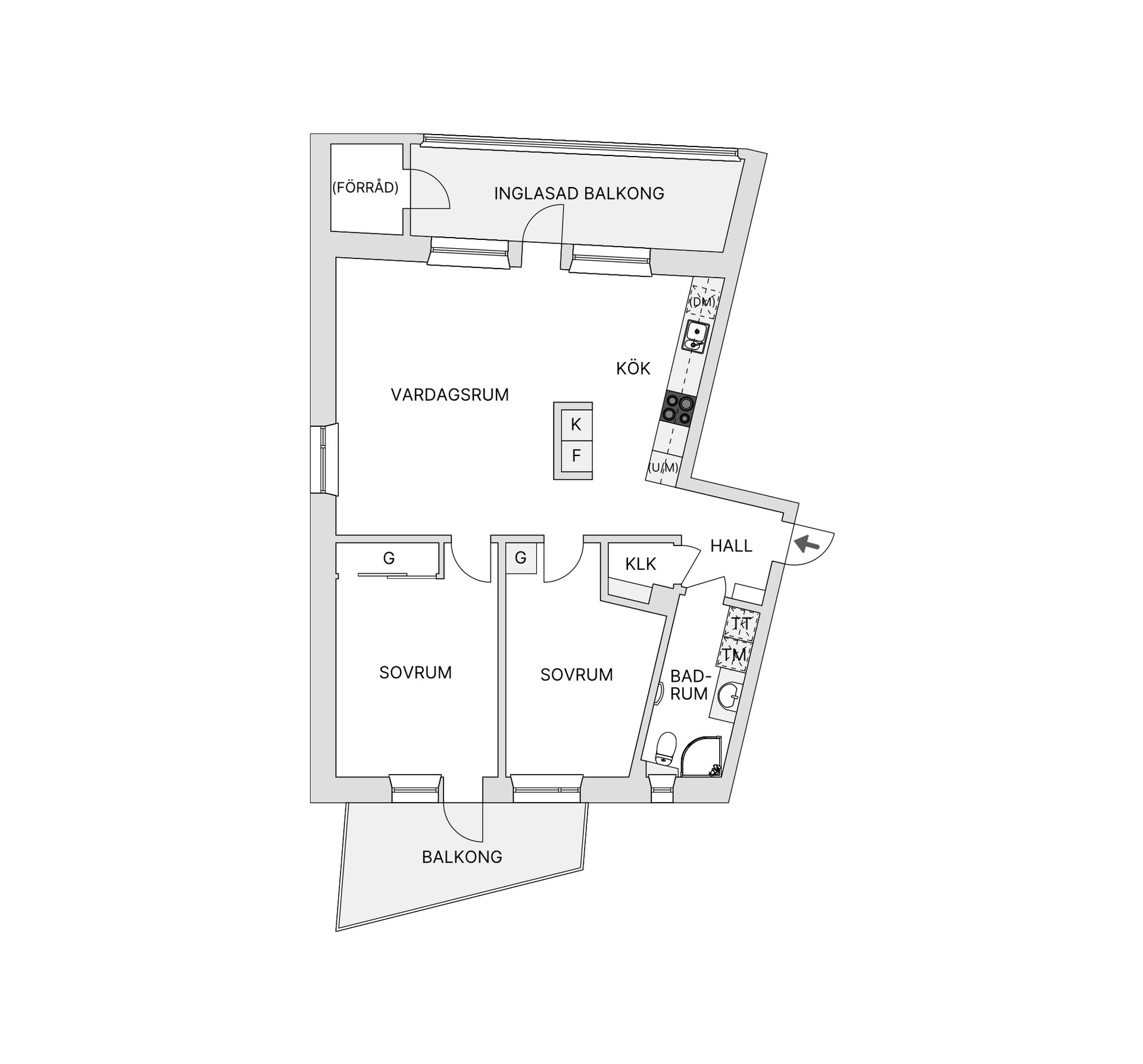 Bostadsrätt, Bergavägen 25E, Åkersberga Centralt, Österåker