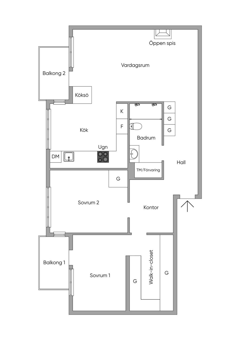 Bostadsrätt, Vintergatan 4, 2 tr!, Centrala Sundbyberg, Sundbyberg
