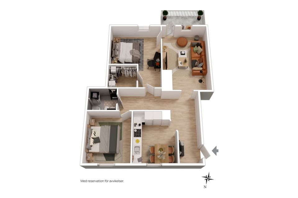 Bostadsrätt, Göteborgsvägen 5b, Sjömarken, Borås