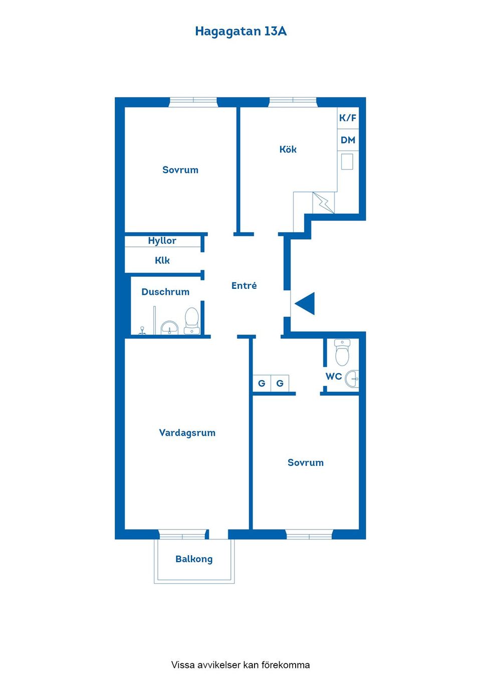 Bostadsrätt, Hagagatan 13A, Haga, Norrköping