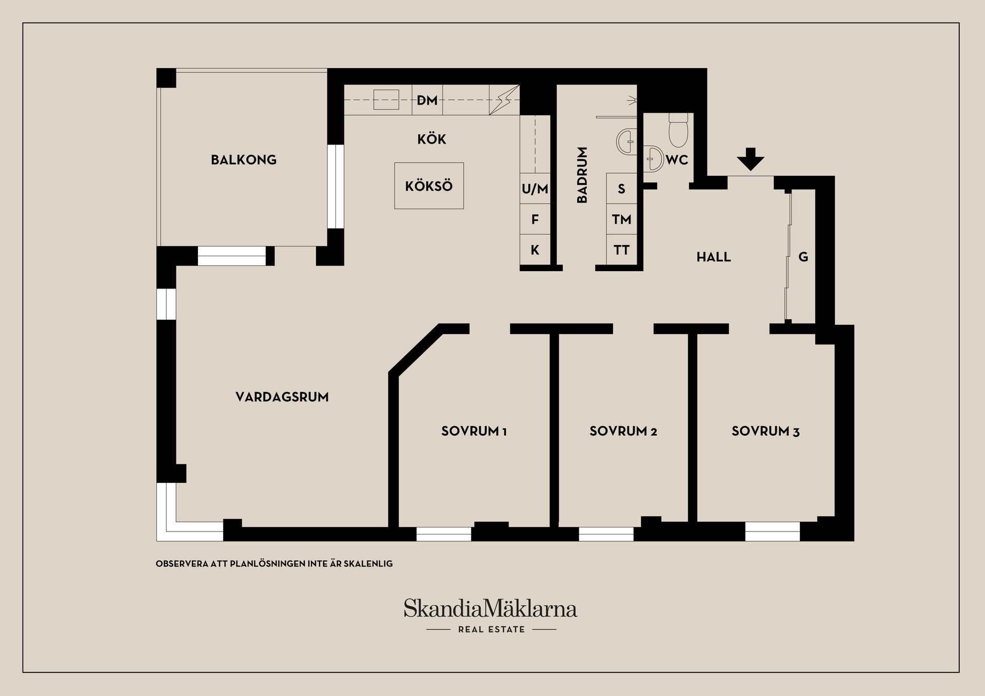 Bostadsrätt, Tackjärnsvägen 11, Johannesfred, Stockholm