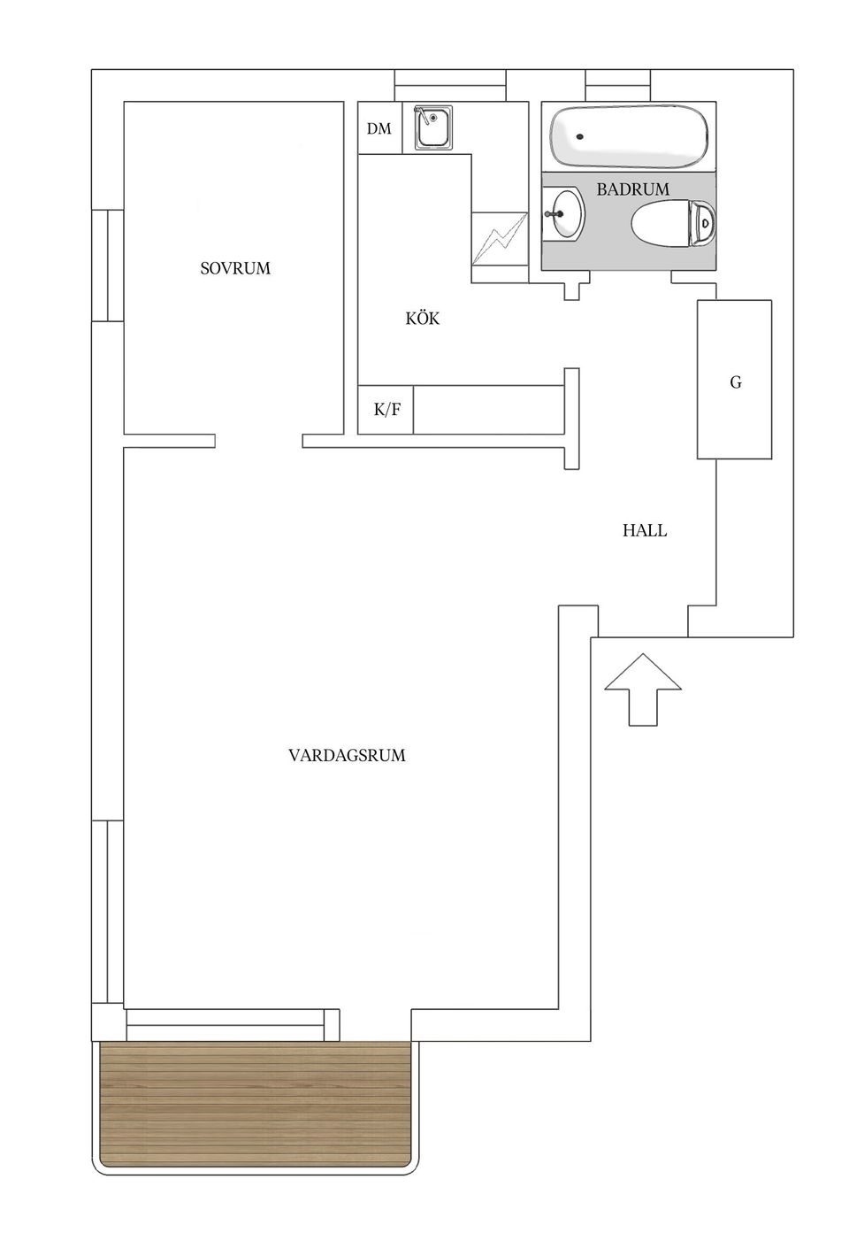 Bostadsrätt, Renathvägen 10, 2tr, Johanneshov, Stockholm