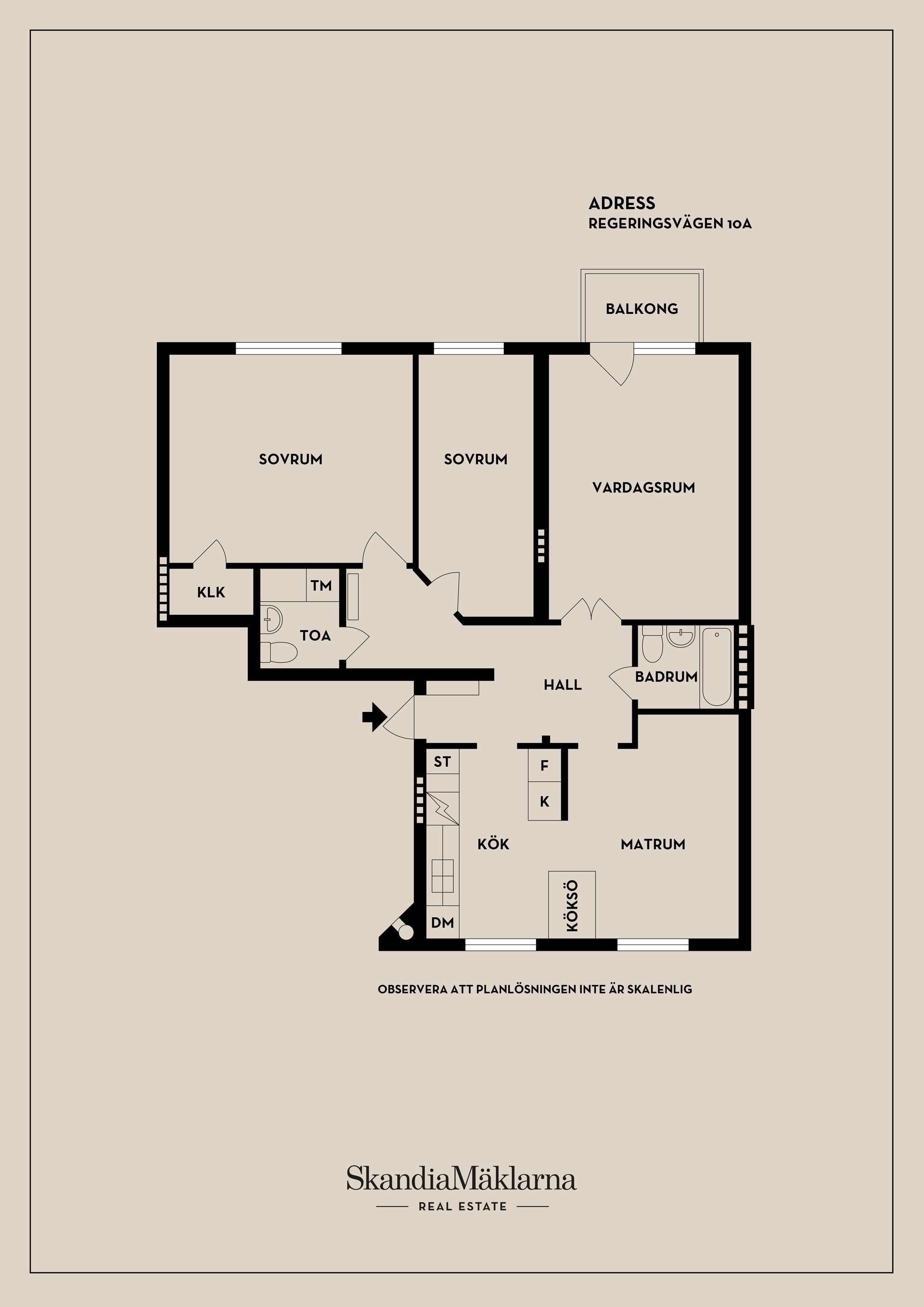 Bostadsrätt, Regeringsvägen 10A, Oppeby, Nyköping