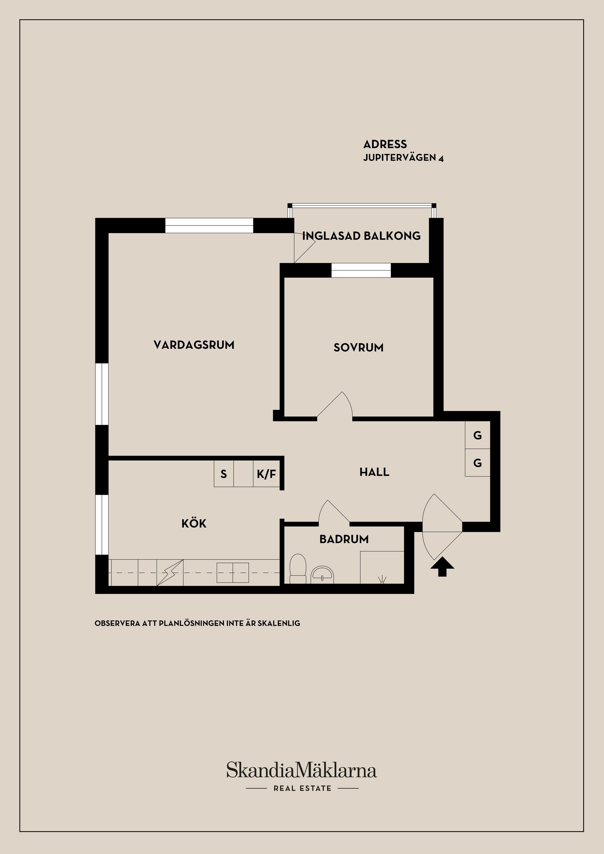 Bostadsrätt, Jupitervägen 4, Stenkulla, Nyköping