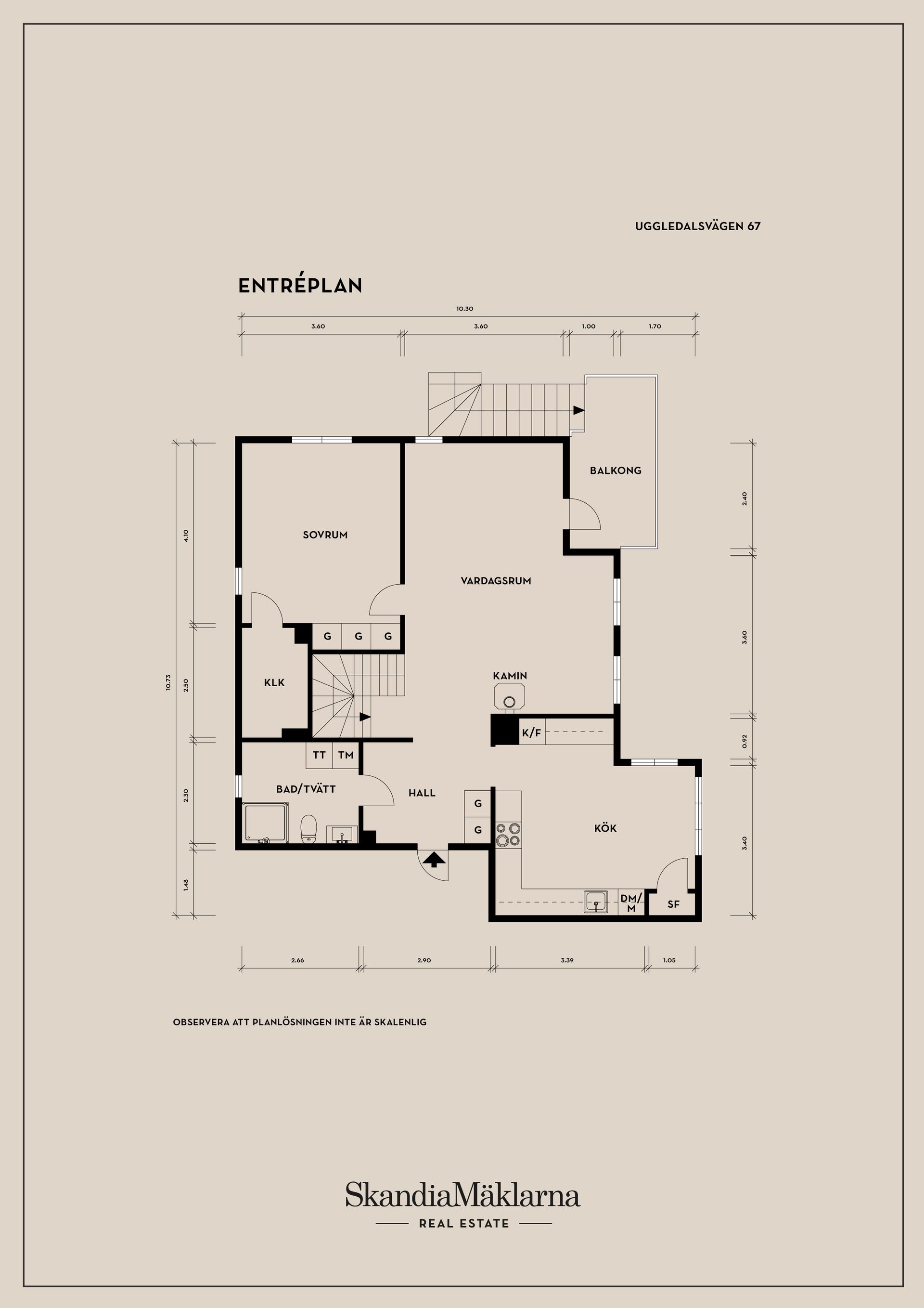 Bostadsrätt, Uggledalsvägen 67, Hovås, Göteborg