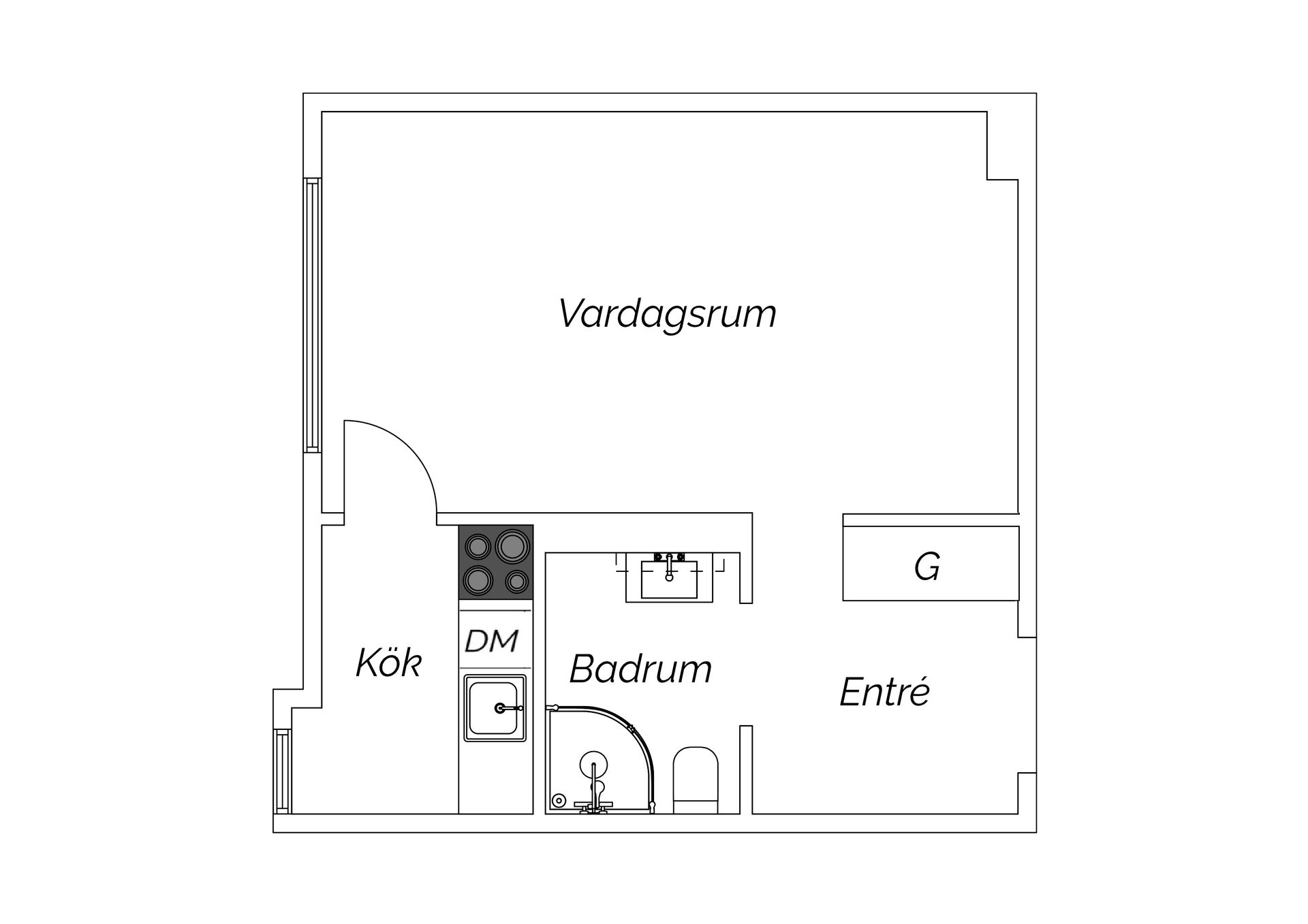 Bostadsrätt, Junkergatan 20, Örnsberg, Stockholm