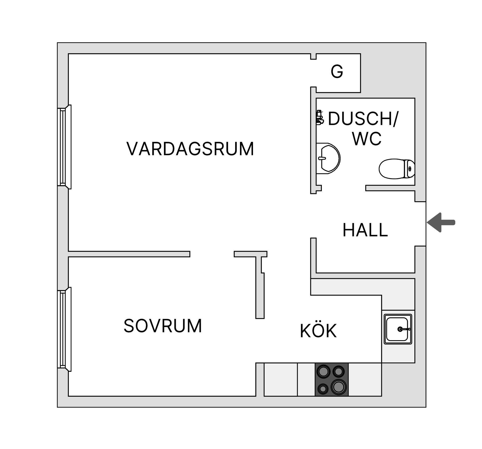 Bostadsrätt, Råggatan 12, Södermalm - Skanstull, Stockholm