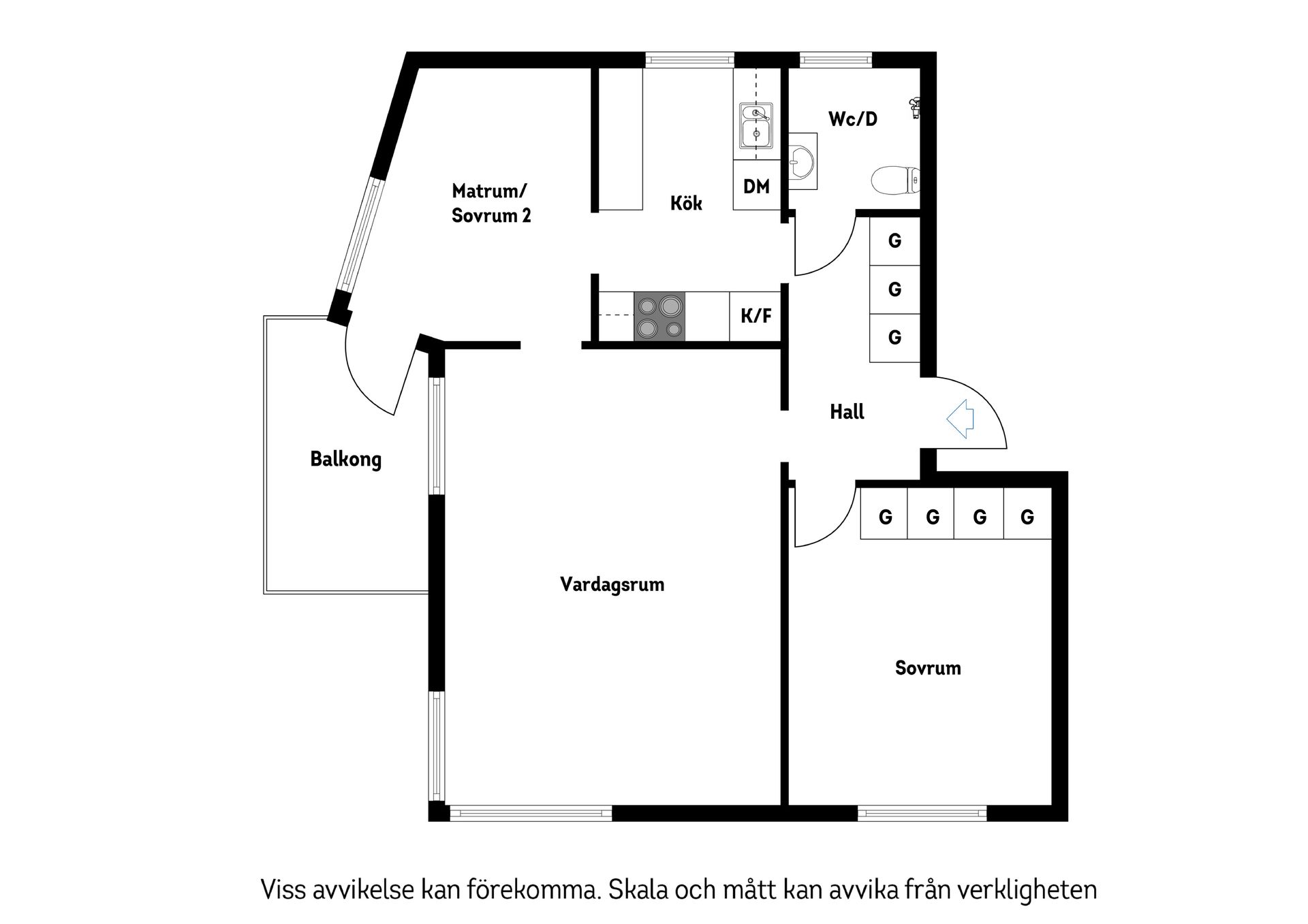 Bostadsrätt, Sankt Johannesgatan 3B, S:t Ilian, Enköping