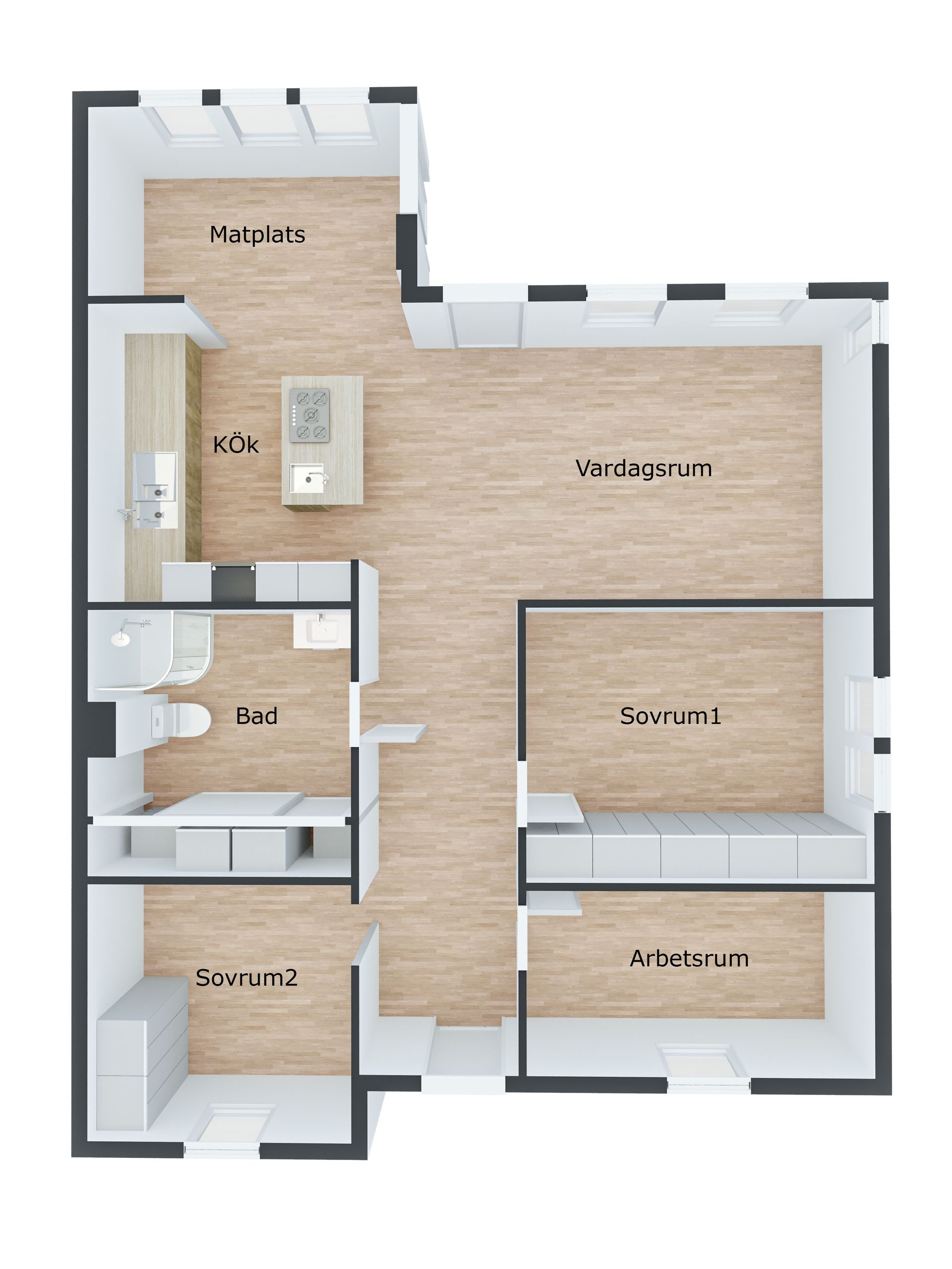 Radhus, Älgörtsvägen 10a, Åhus - Täppet, Kristianstad